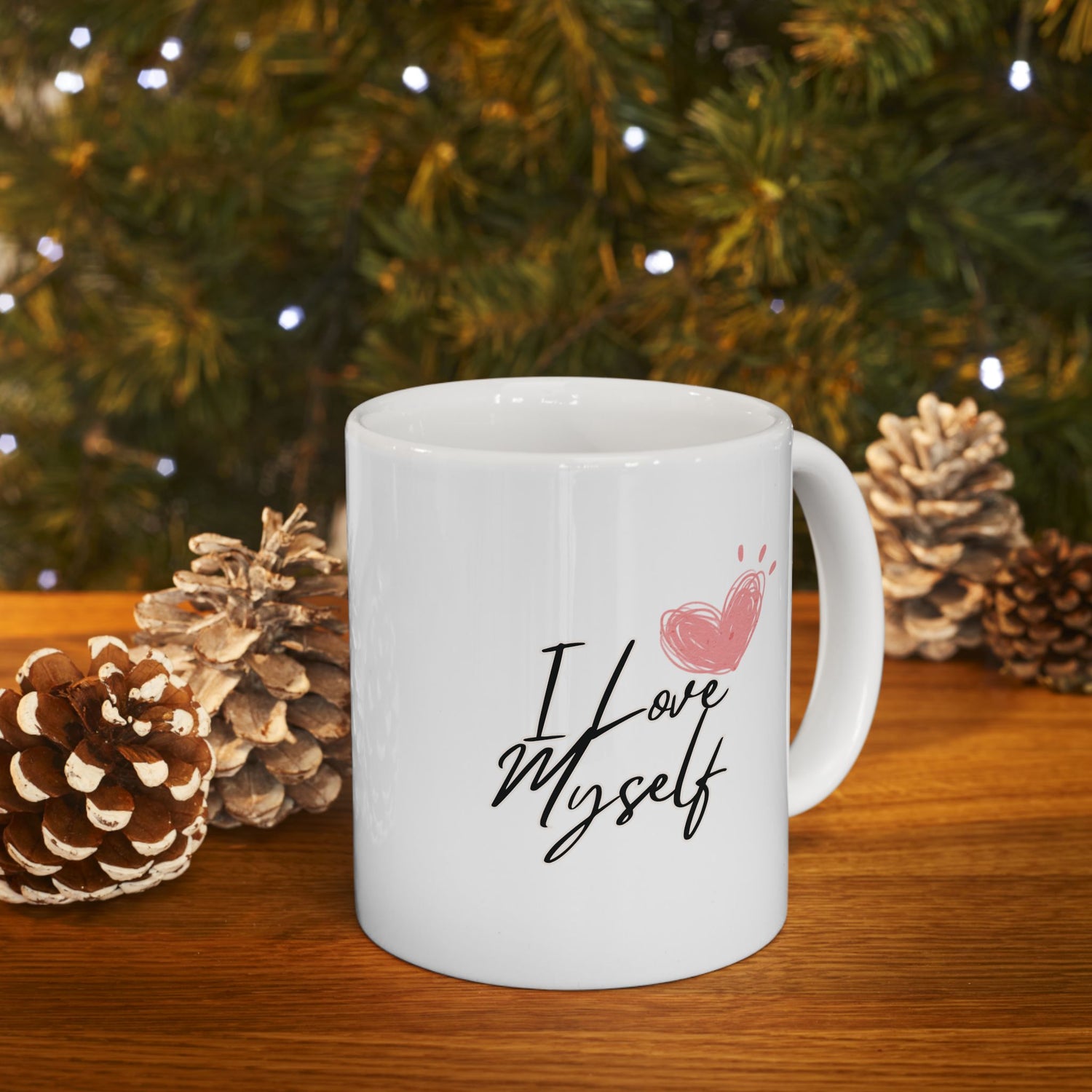 I Love Myself Ceramic Mug, (11oz, 15oz)