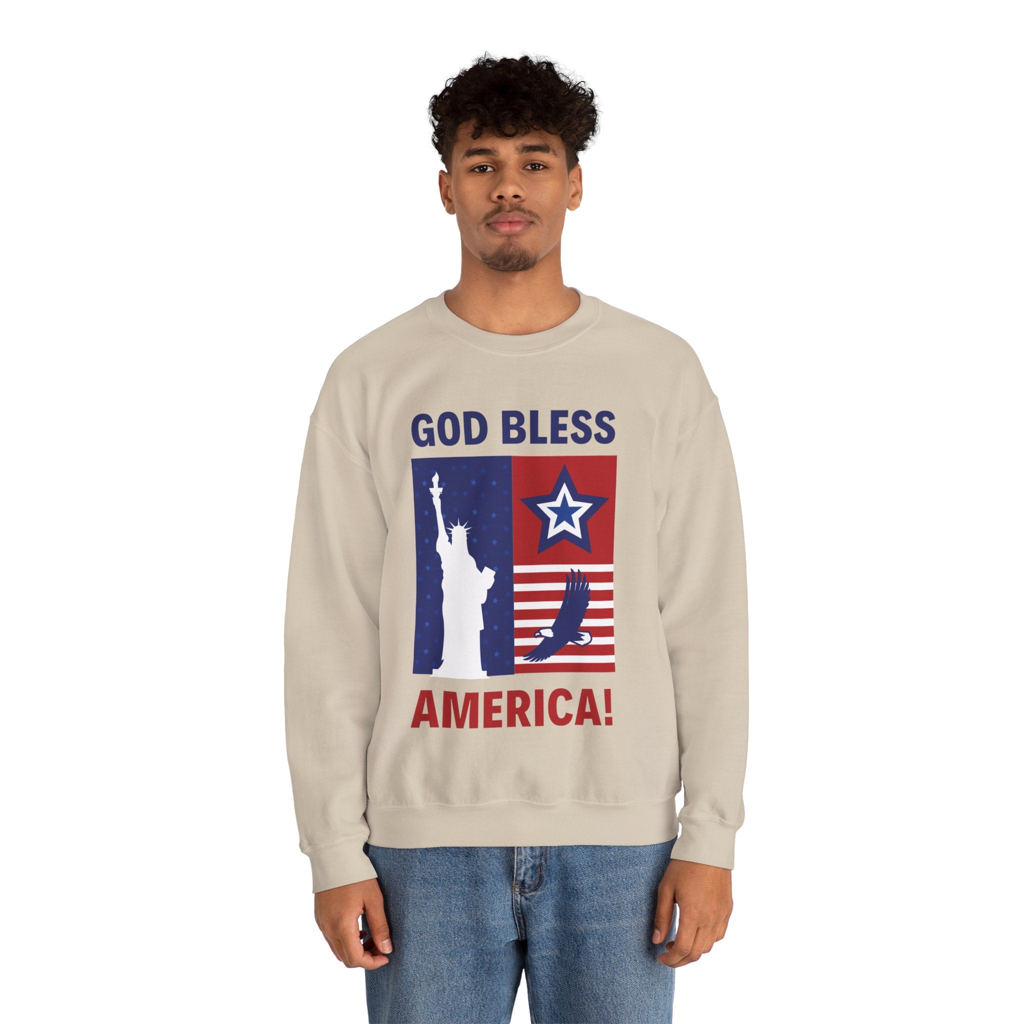 Bless America Unisex Heavy Blend™ Crewneck Sweatshirt