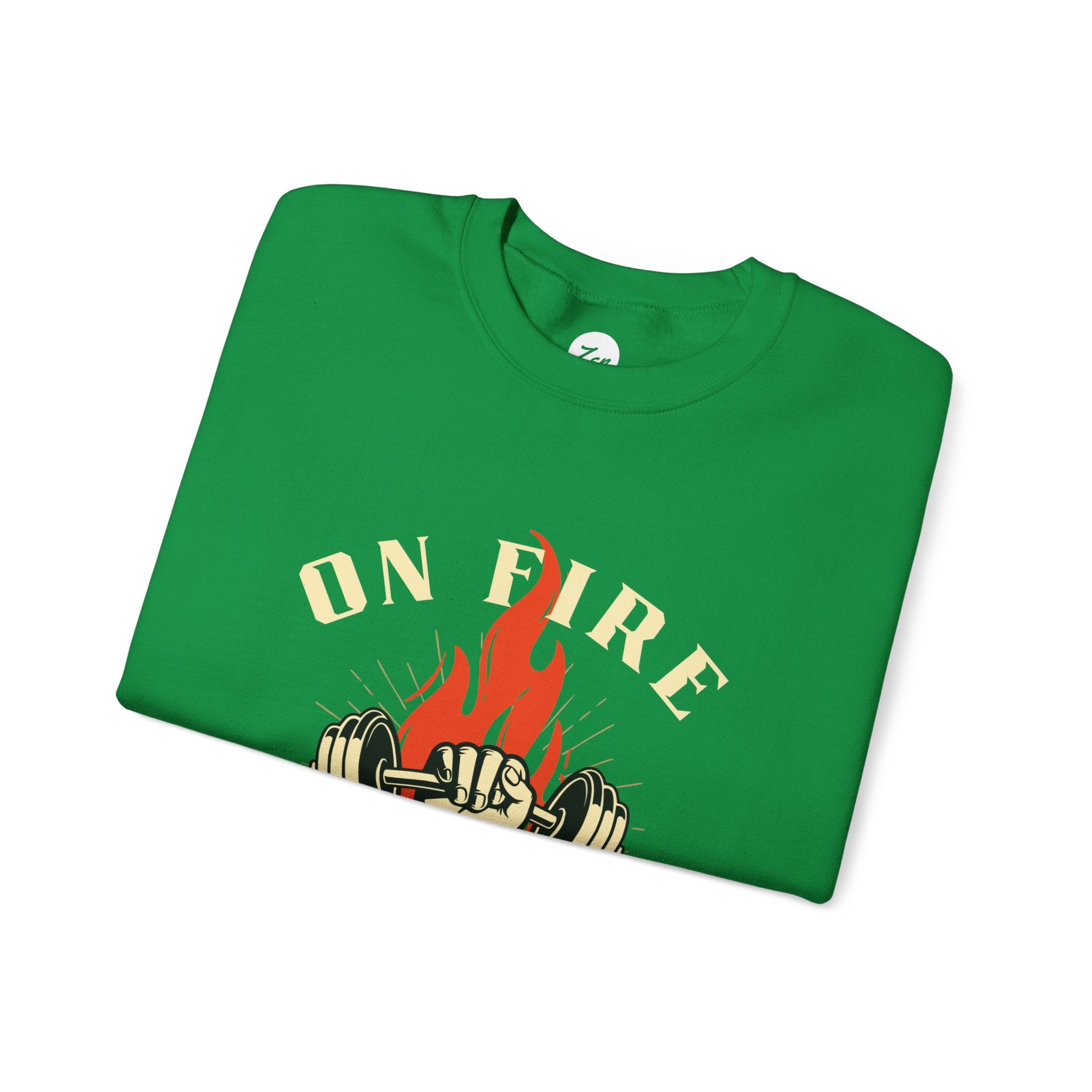 On Fire Workout Heavy Blend™ Crewneck Sweatshirt