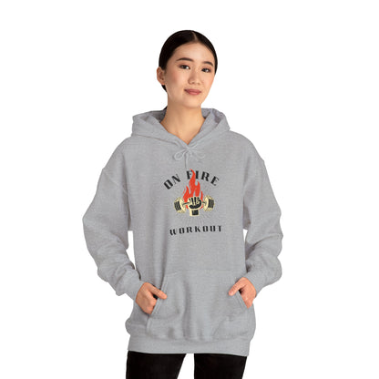 On Fire Workout Unisex Heavy Blend™ Hooded Sweatshirt