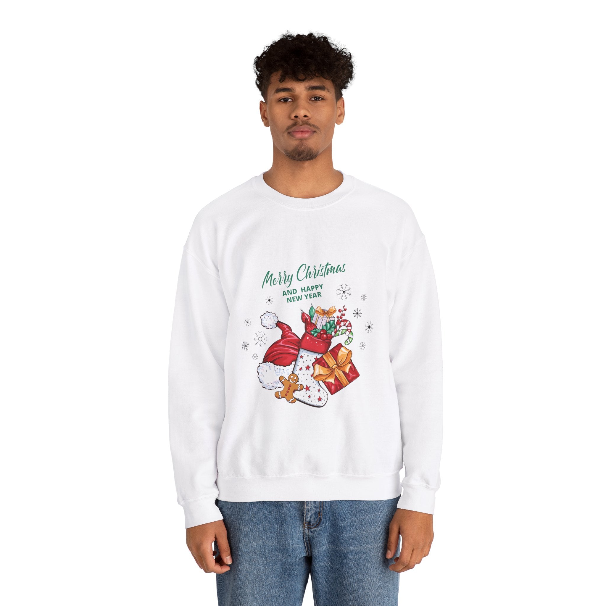 Merry Christmas Unisex Heavy Blend™ Crewneck Sweatshirt