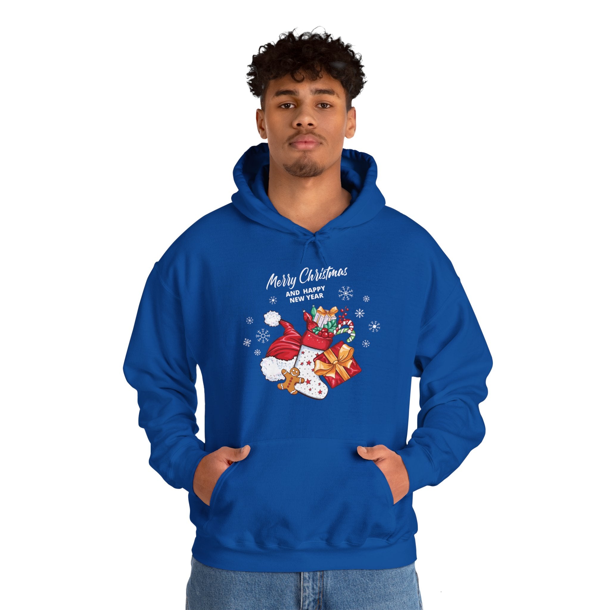 Merry Christmas Unisex Heavy Blend™ Hooded Sweatshirt