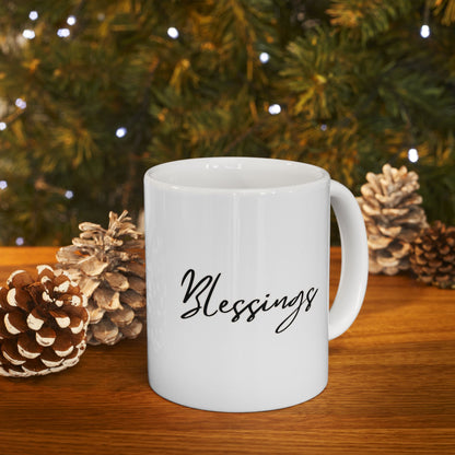 Blessings Ceramic Mug, (11oz, 15oz)