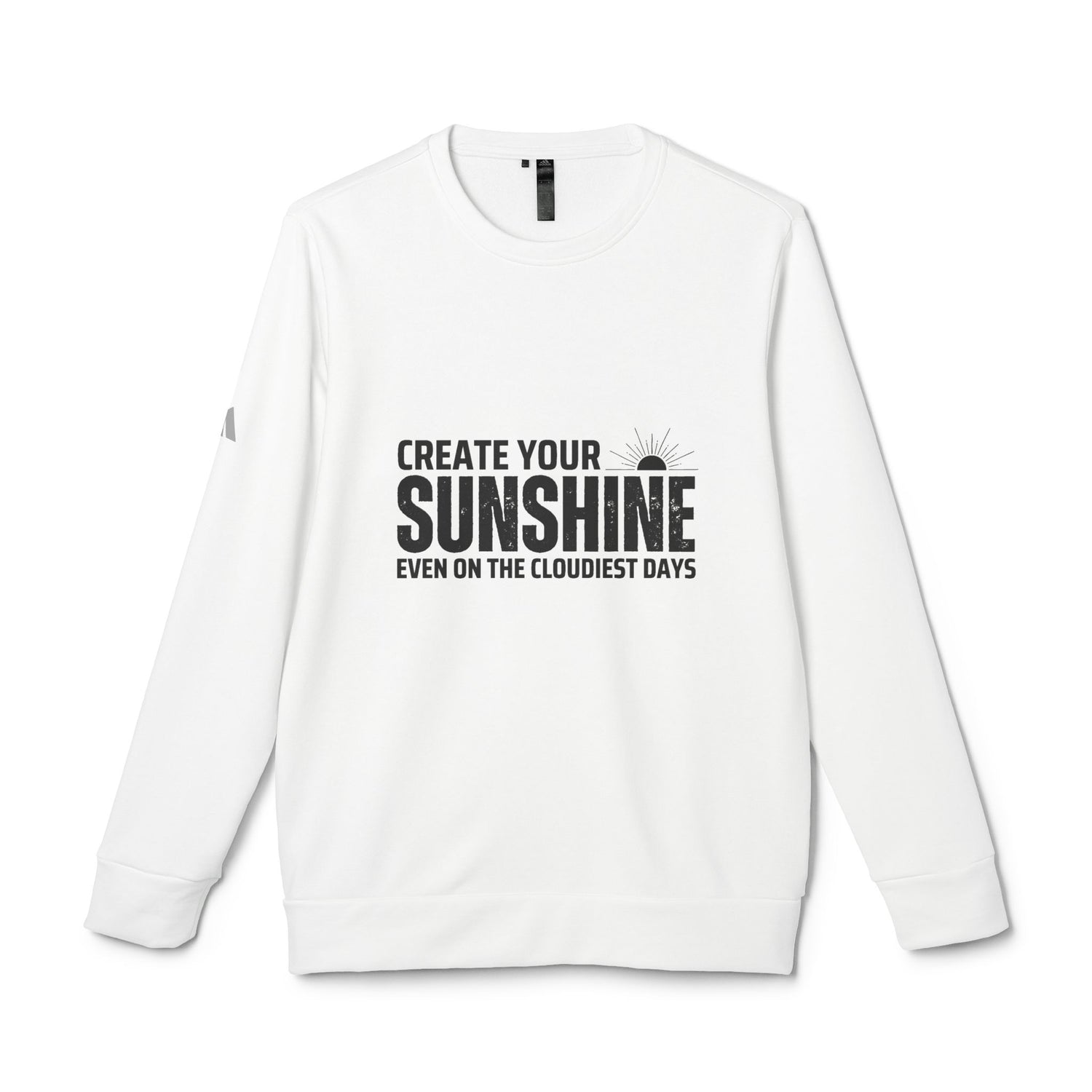 Sunshine adidas Unisex Fleece Crewneck Sweatshirt