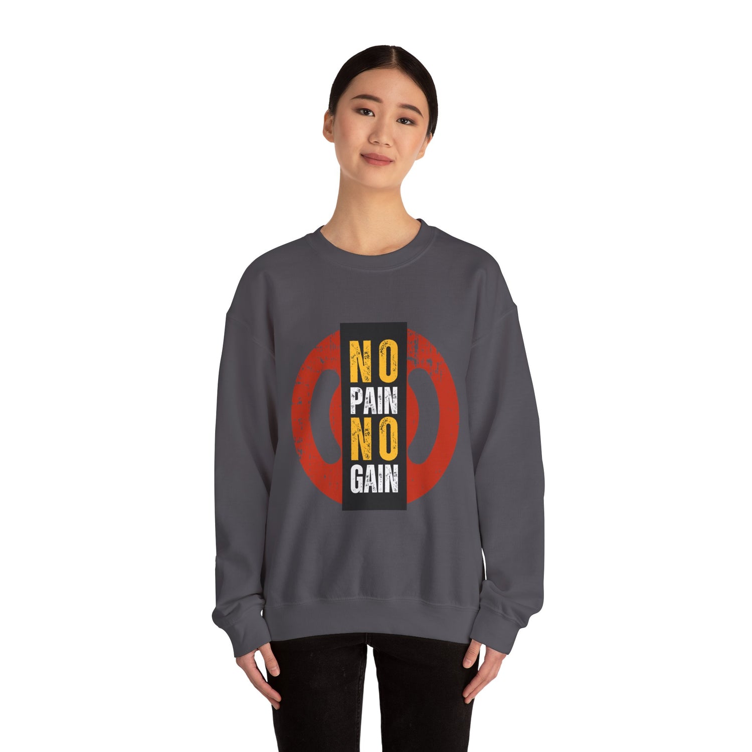 No Pain No Gain Unisex Heavy Blend™ Crewneck Sweatshirt