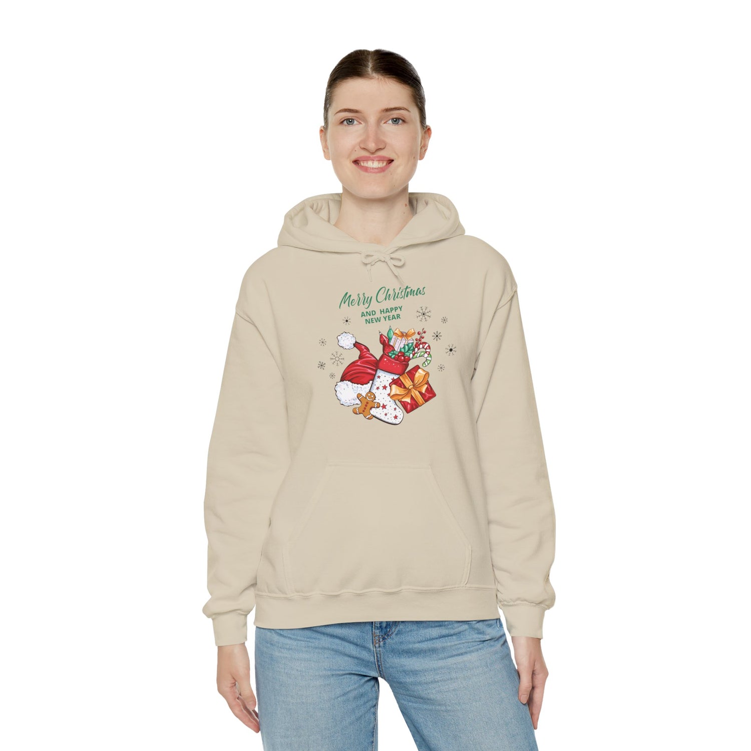 Merry Christmas Unisex Heavy Blend™ Hooded Sweatshirt