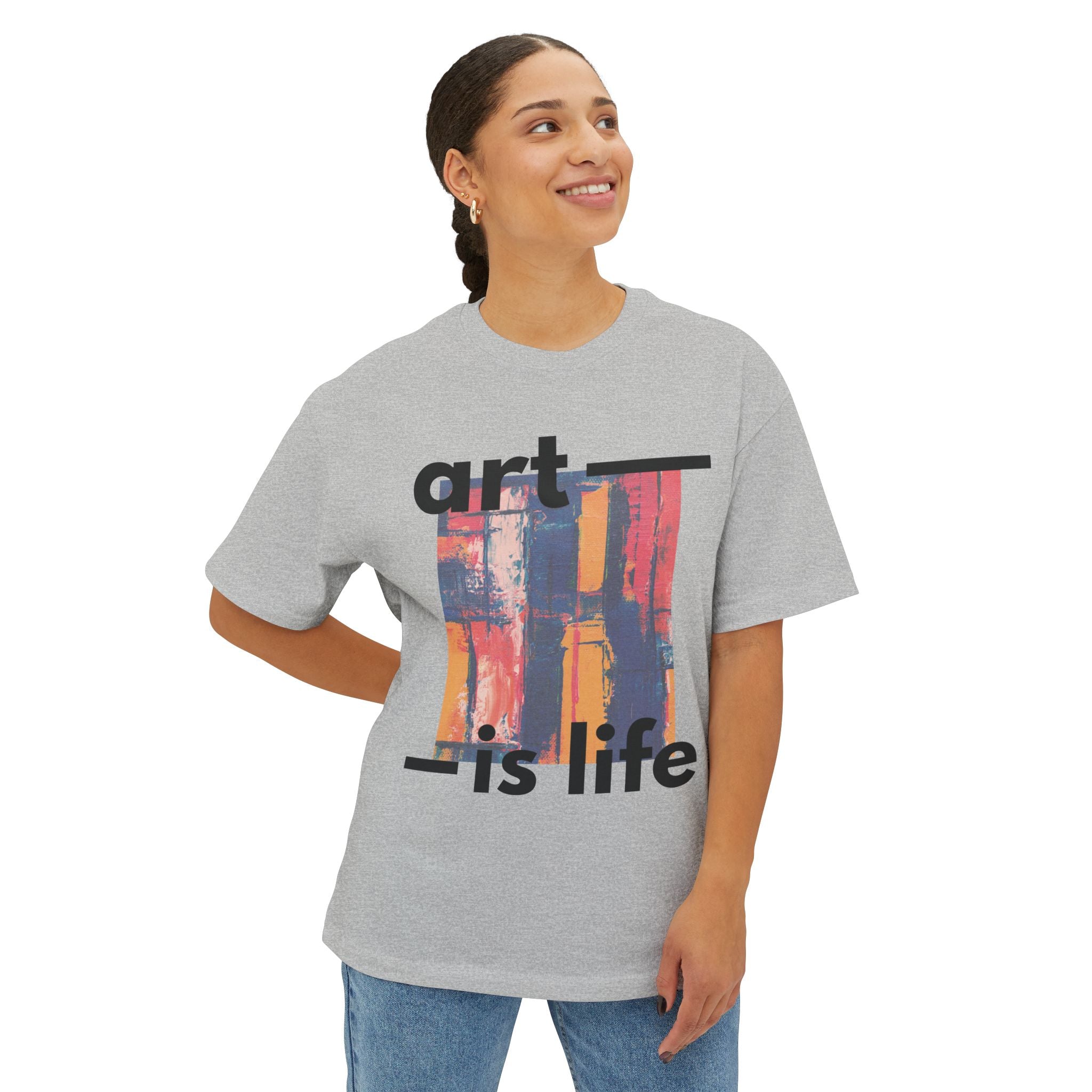 Art Unisex Oversized Boxy Tee