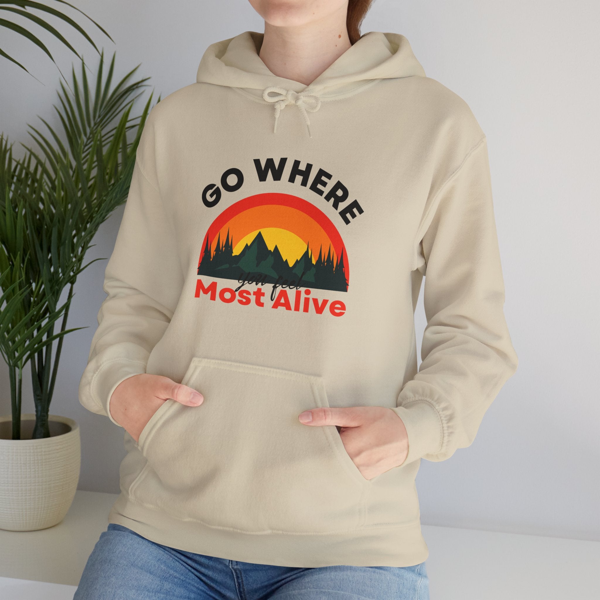 Go Alive Unisex Heavy Blend™ Hooded Sweatshirt