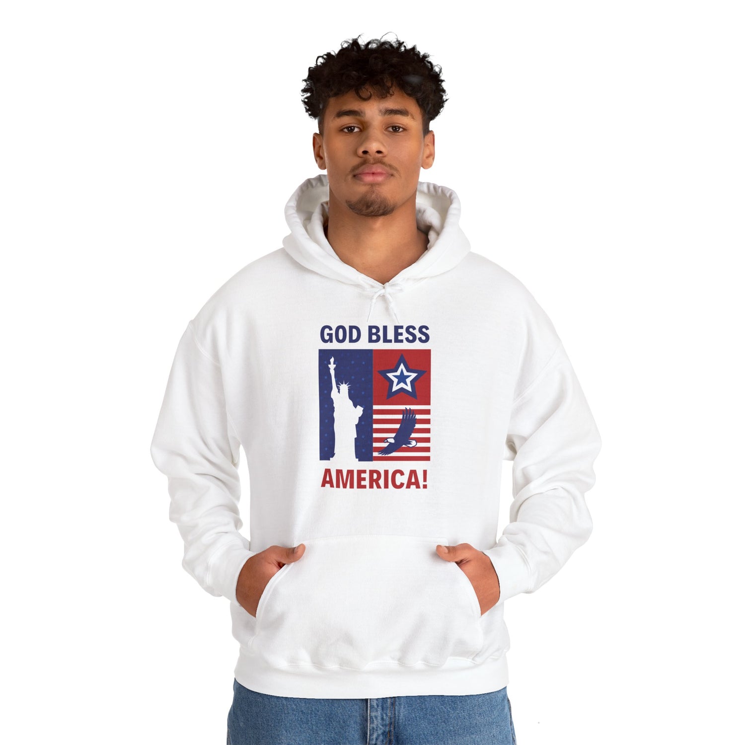 Bless America Unisex Heavy Blend™ Hooded Sweatshirt