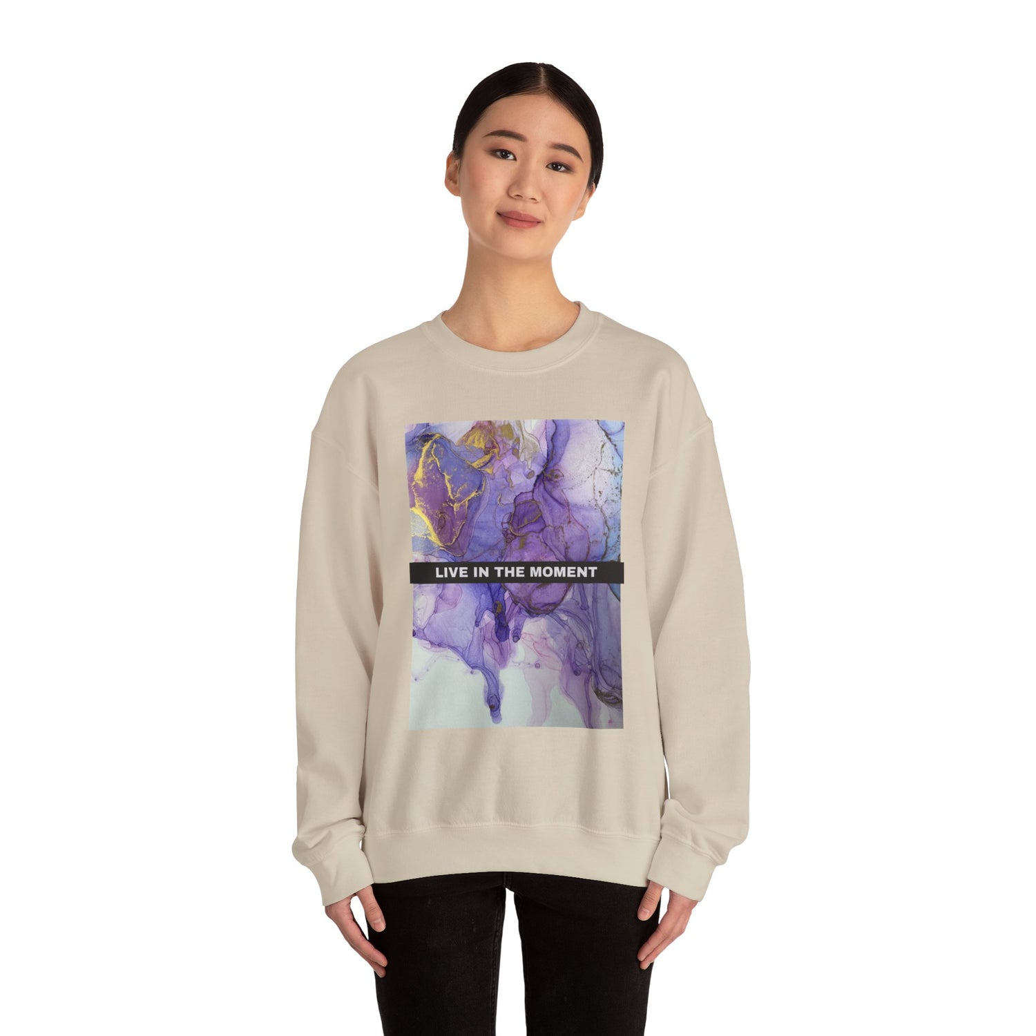 Live in the Moment Unisex Heavy Blend™ Crewneck Sweatshirt