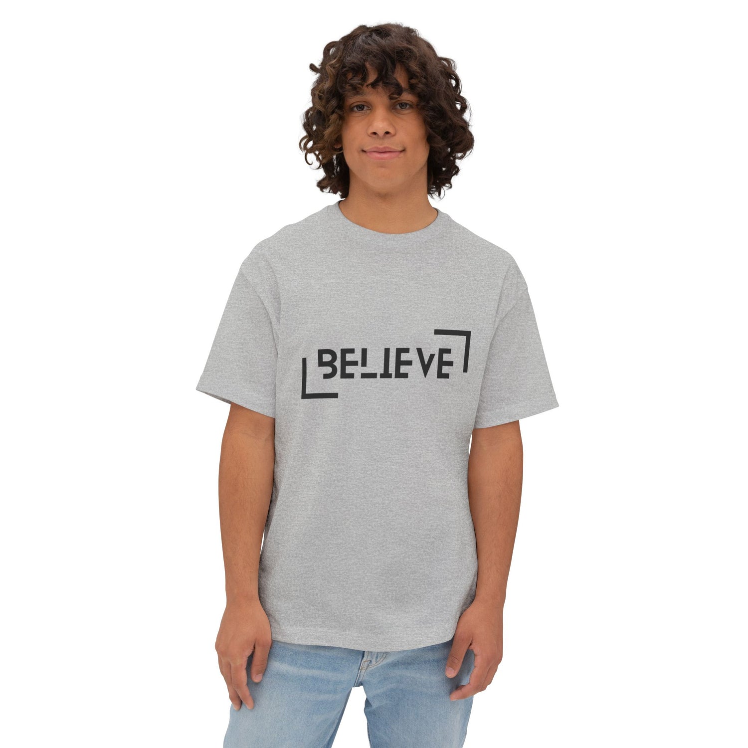 Believe Unisex Oversized Boxy Tee