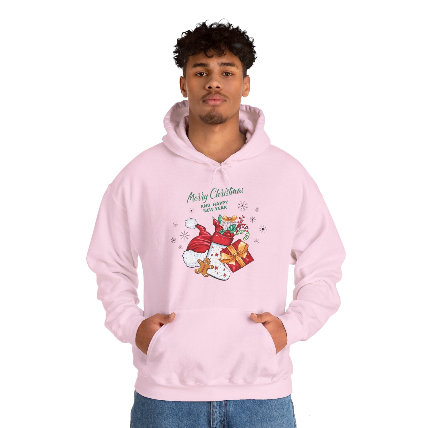 Merry Christmas Unisex Heavy Blend™ Hooded Sweatshirt