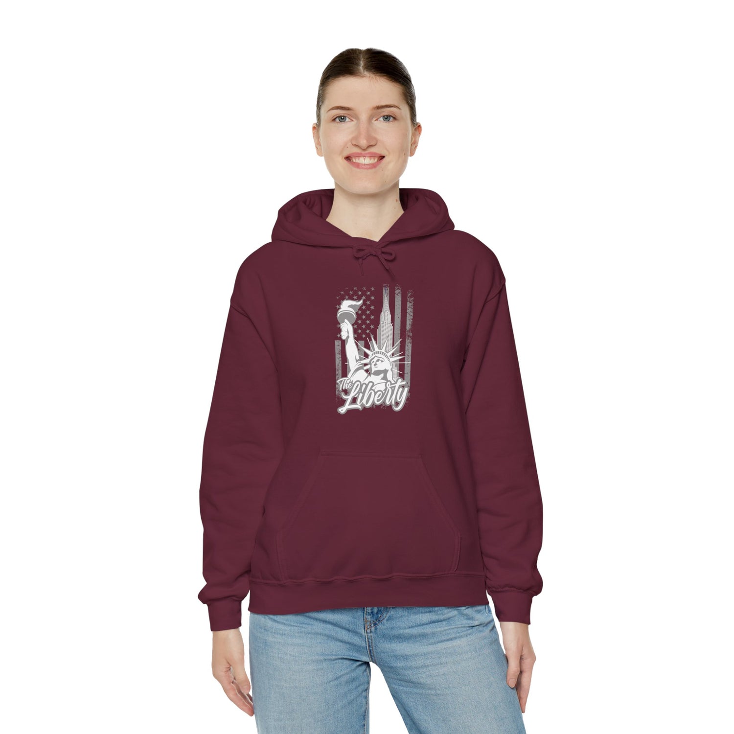 The Liberty Unisex Heavy Blend™ Hooded Sweatshirt