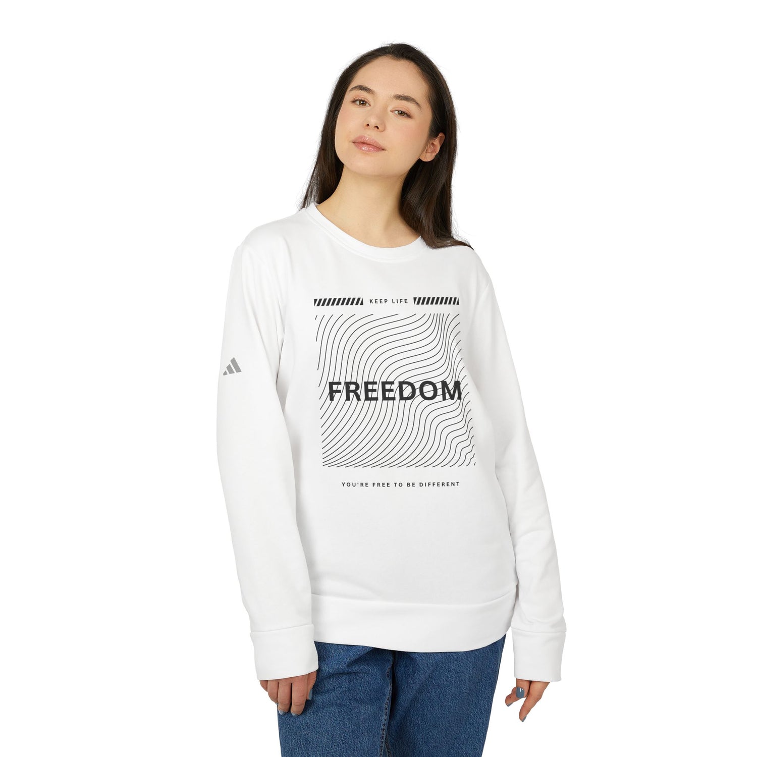 Freedom adidas Unisex Fleece Crewneck Sweatshirt