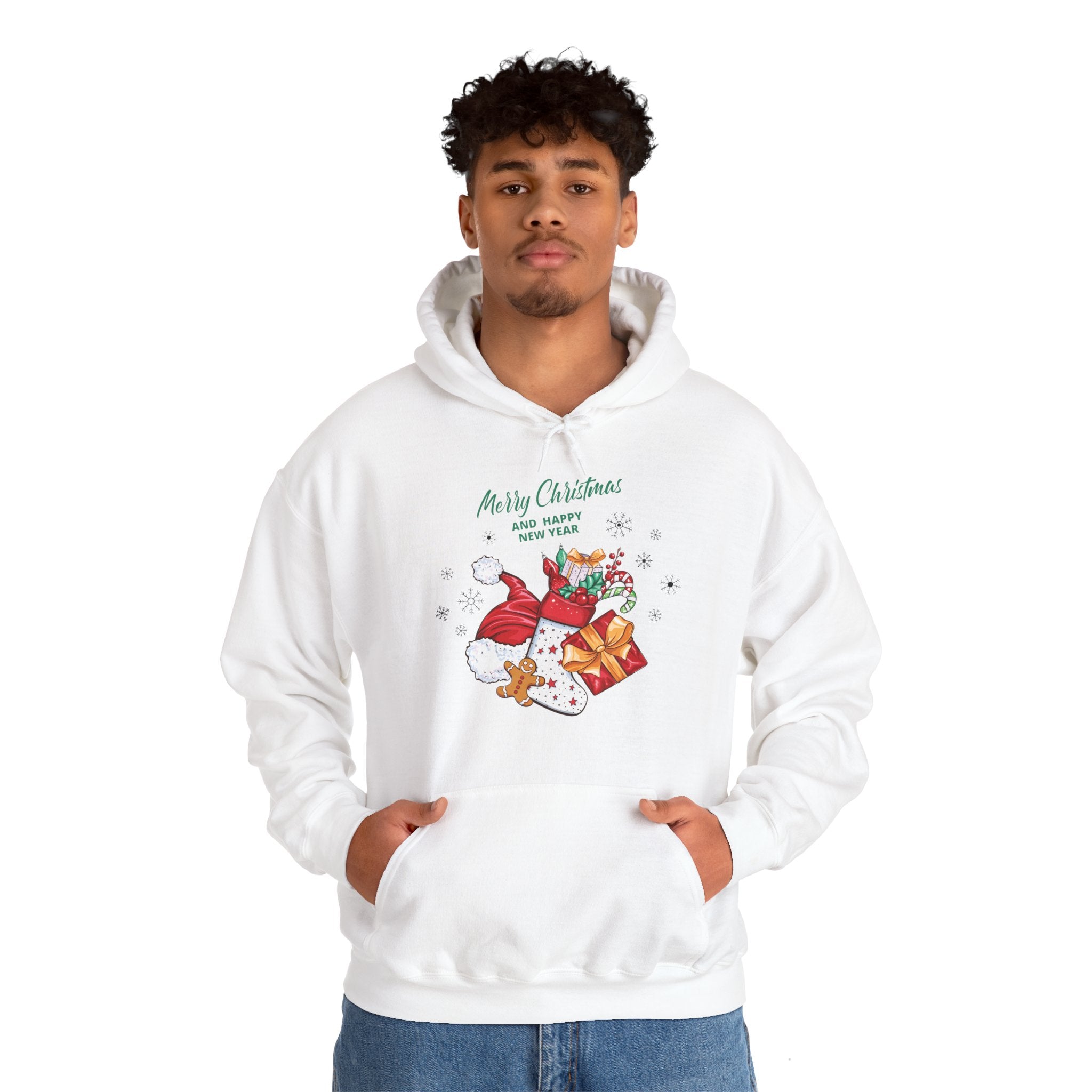 Merry Christmas Unisex Heavy Blend™ Hooded Sweatshirt