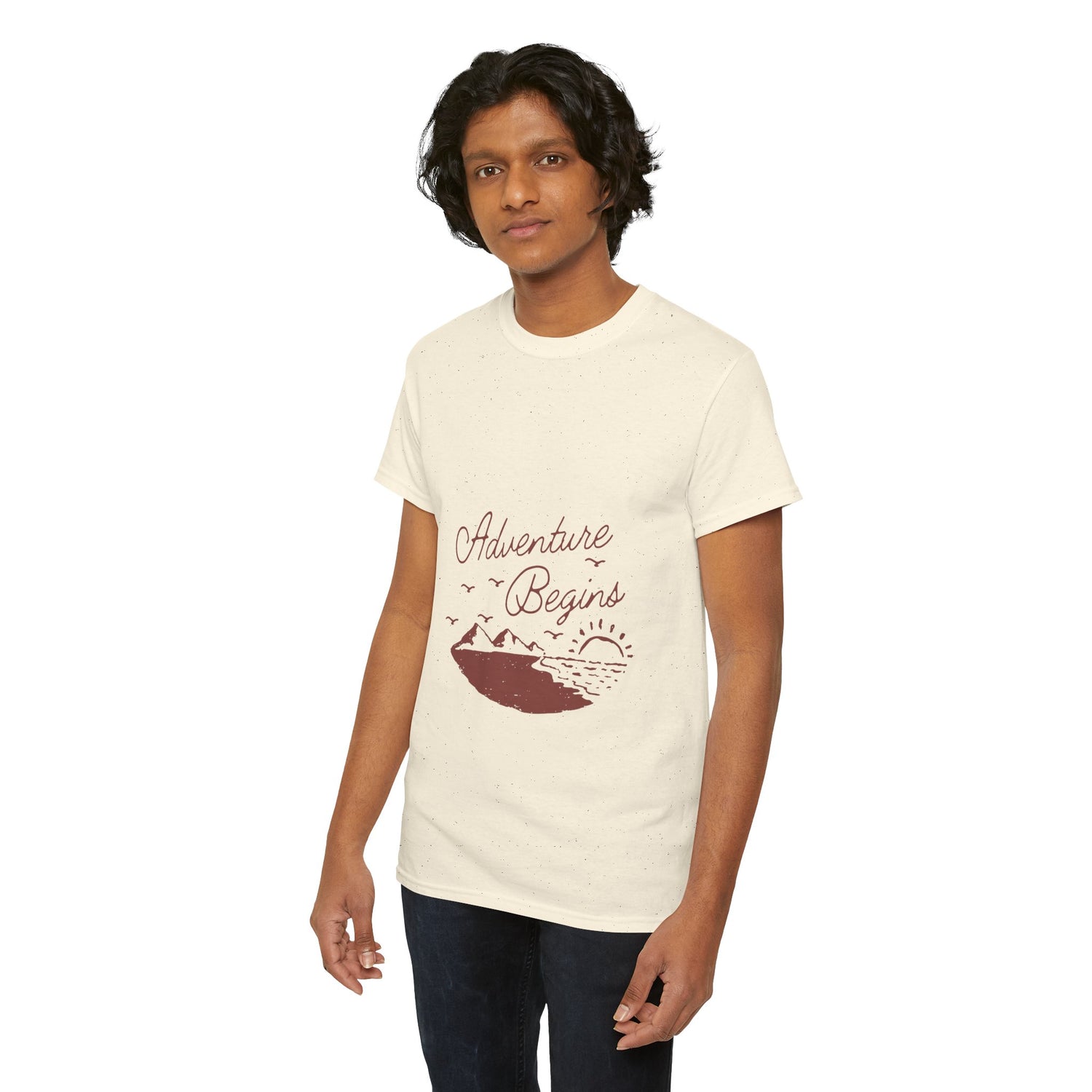 Adventure Begins Unisex Heavy Cotton Tee