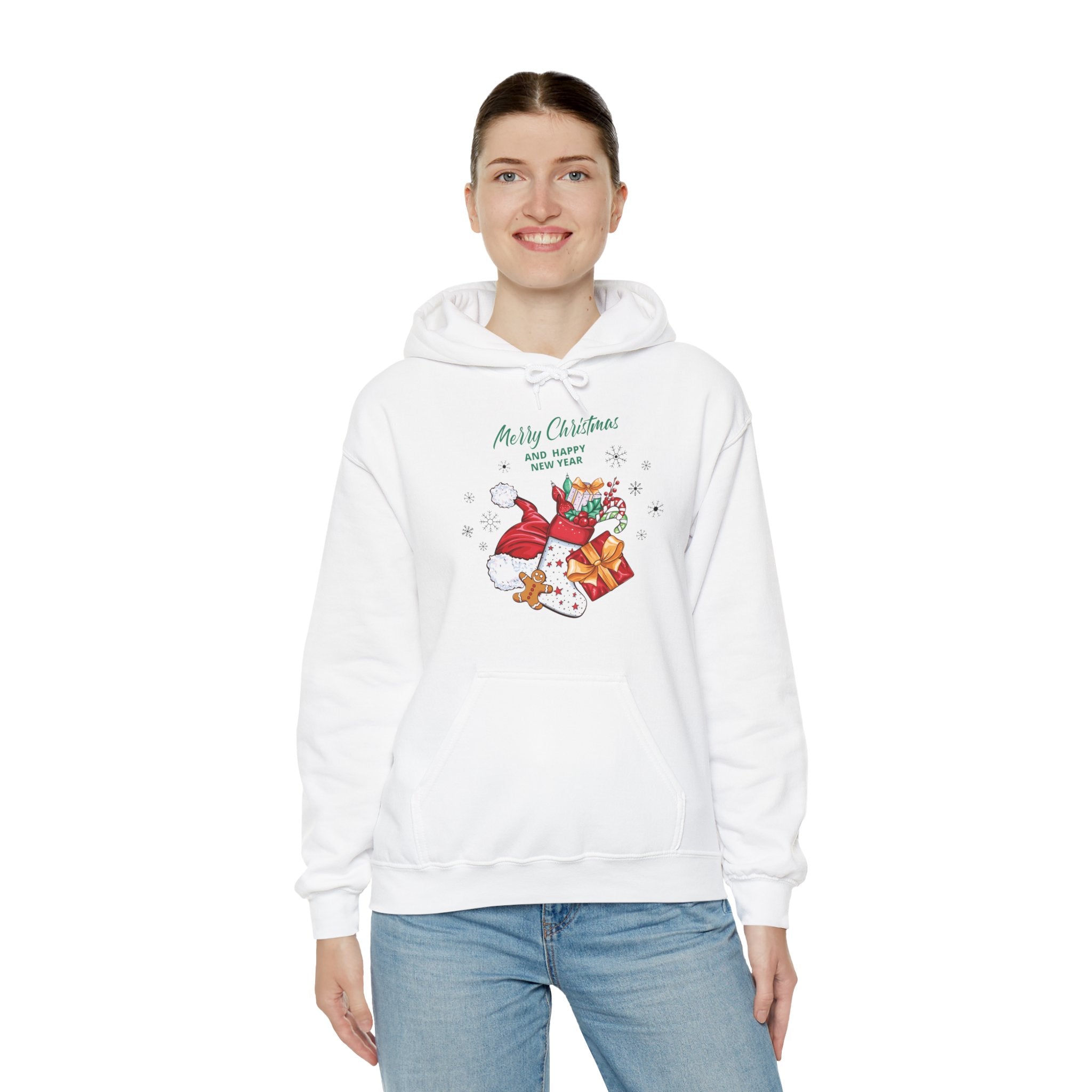 Merry Christmas Unisex Heavy Blend™ Hooded Sweatshirt