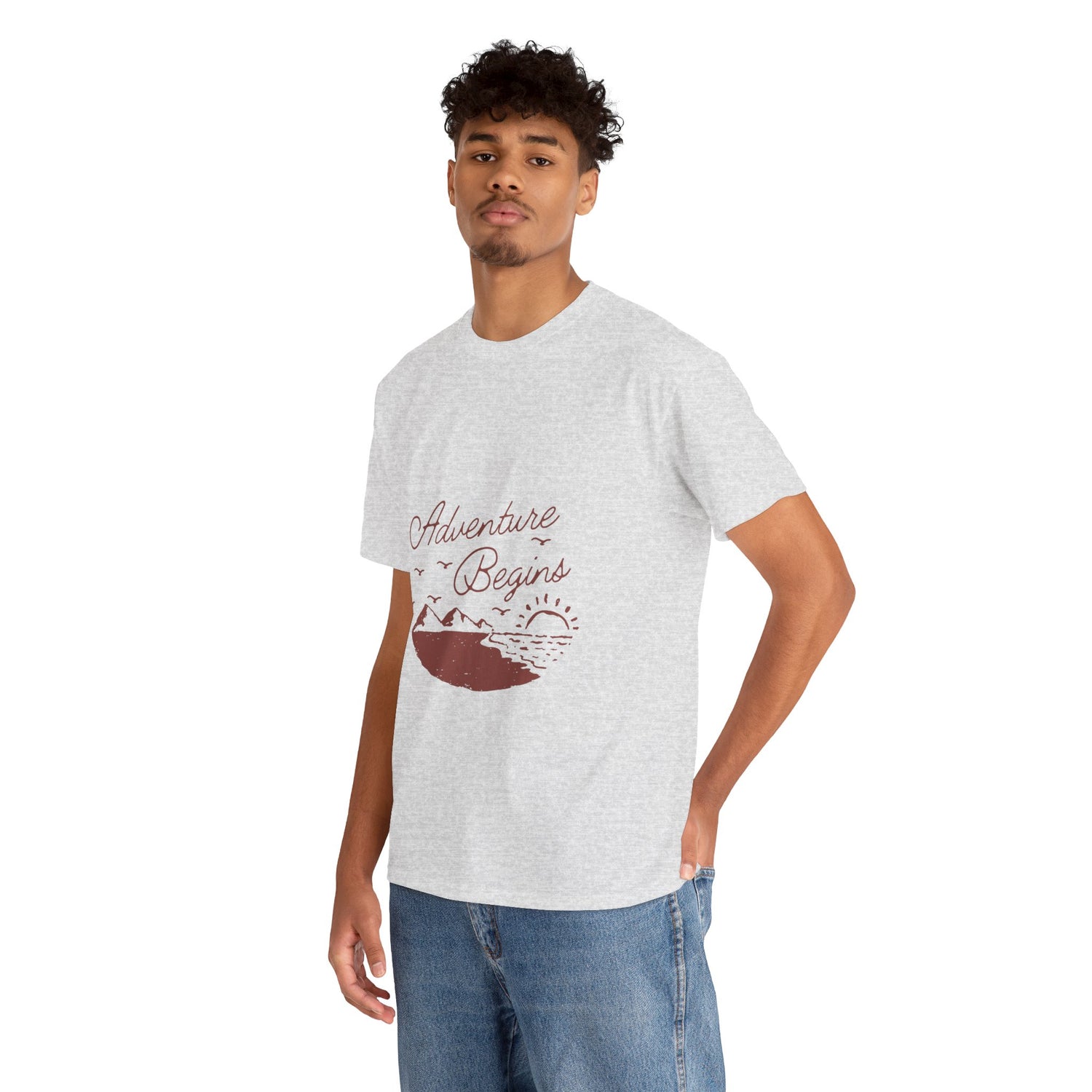 Adventure Begins Unisex Heavy Cotton Tee