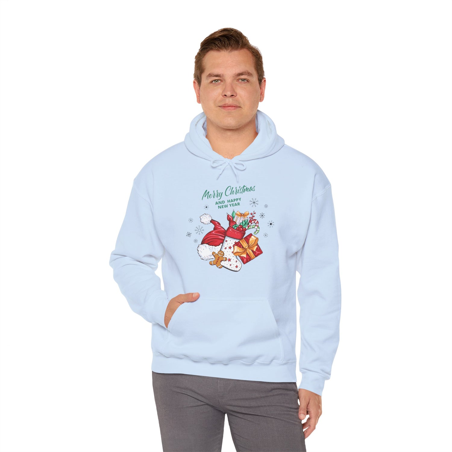 Merry Christmas Unisex Heavy Blend™ Hooded Sweatshirt