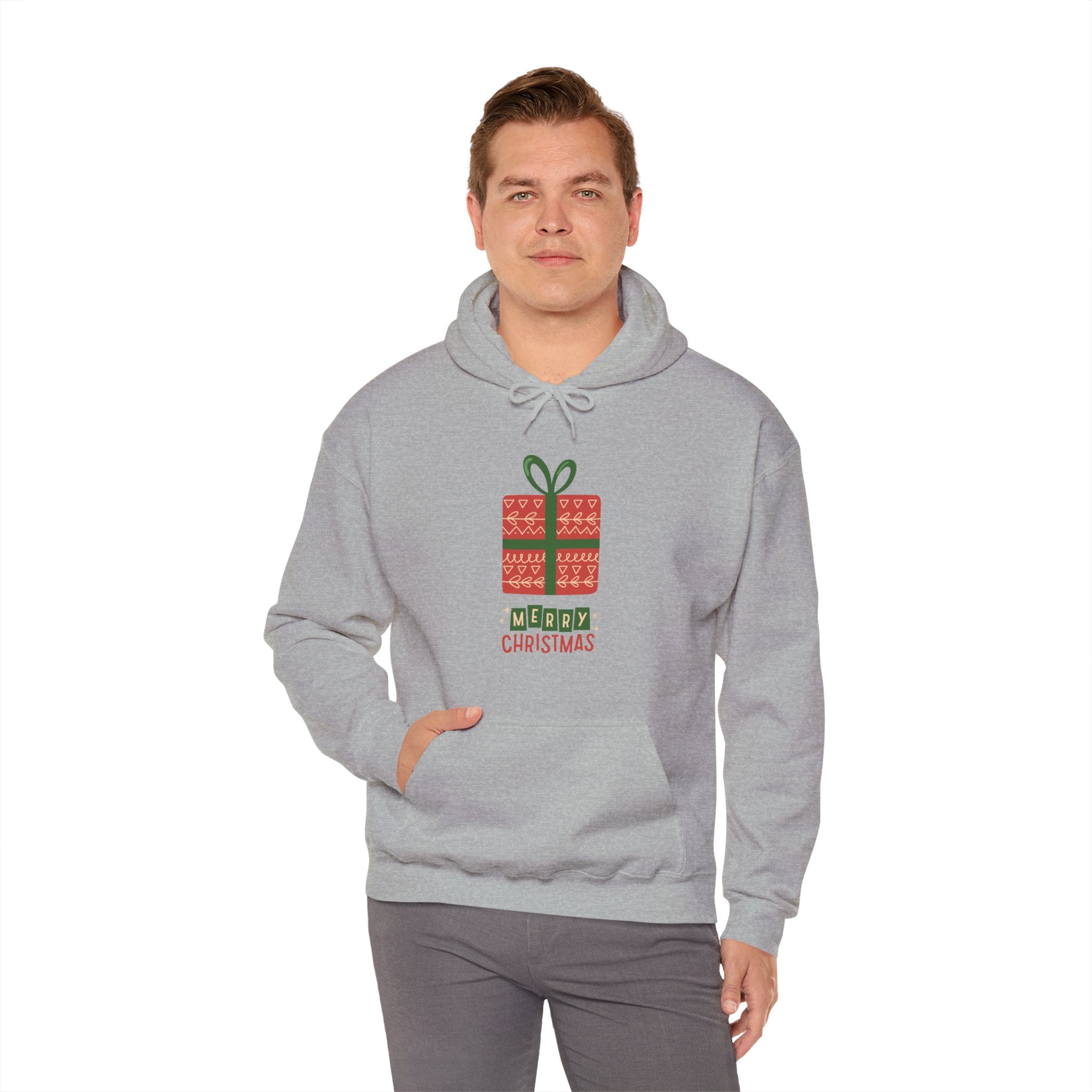 Merry Christmas II Unisex Heavy Blend™ Hooded Sweatshirt