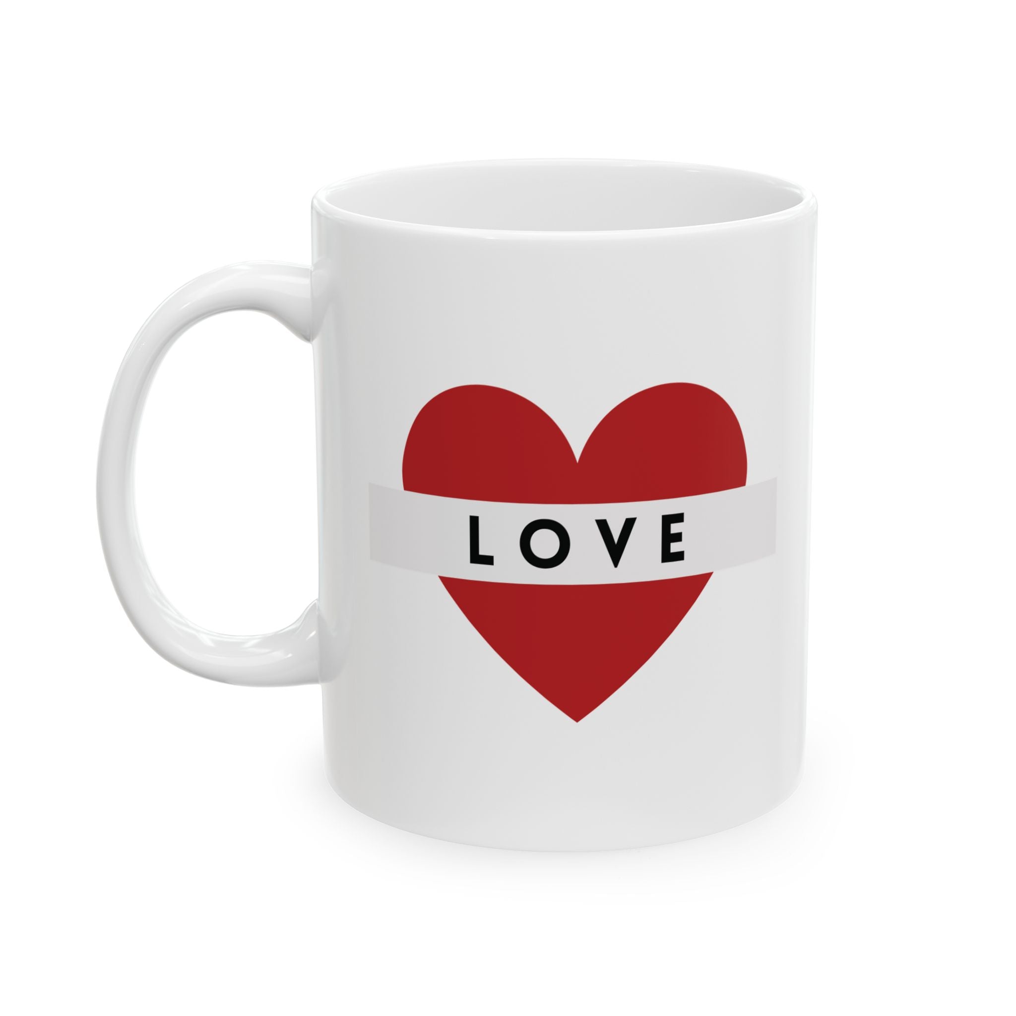 Love Ceramic Mug, (11oz, 15oz)