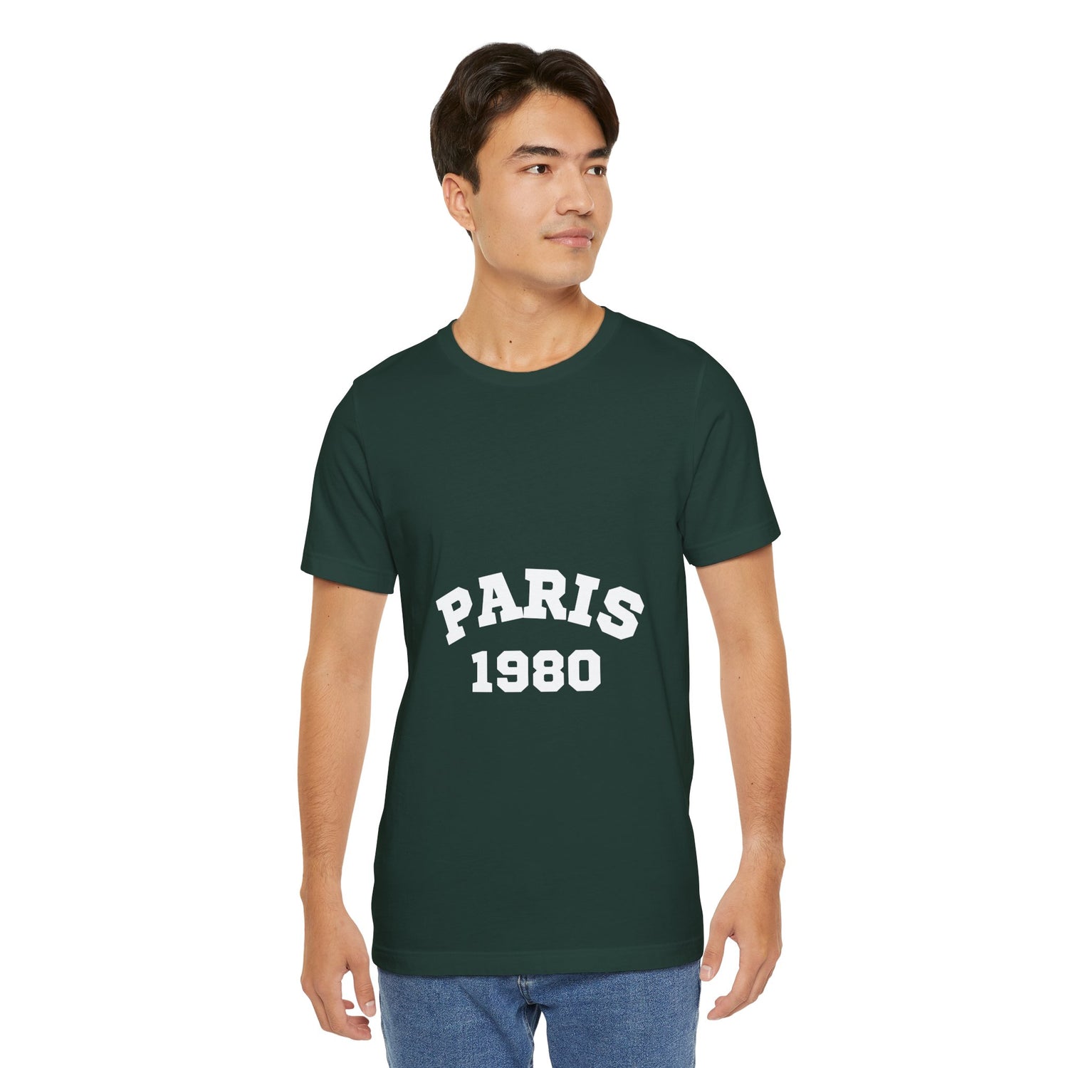 Paris 1980 Unisex Jersey Short Sleeve Tee