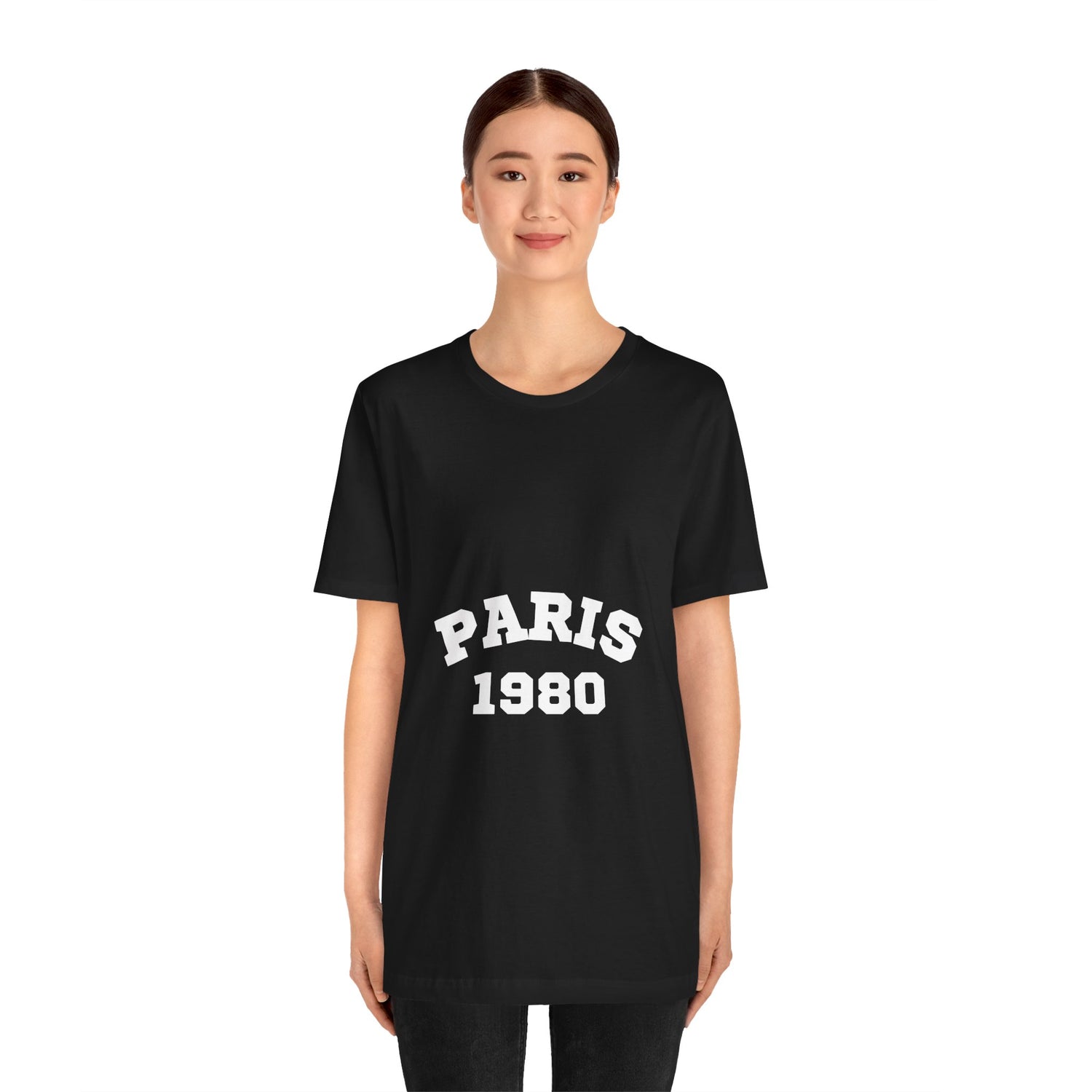 Paris 1980 Unisex Jersey Short Sleeve Tee