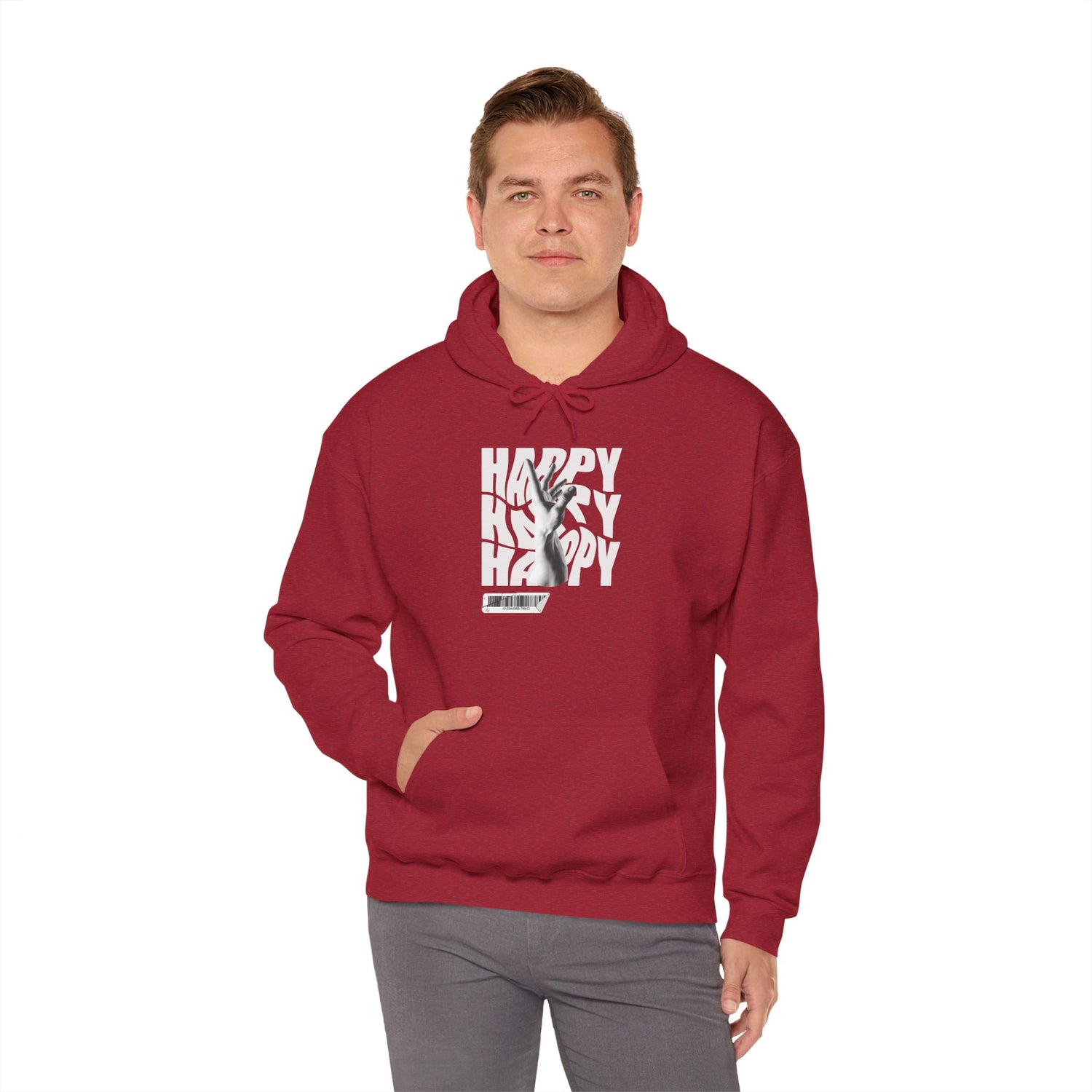 Happy Unisex Heavy Blend™ Hooded Sweatshirt