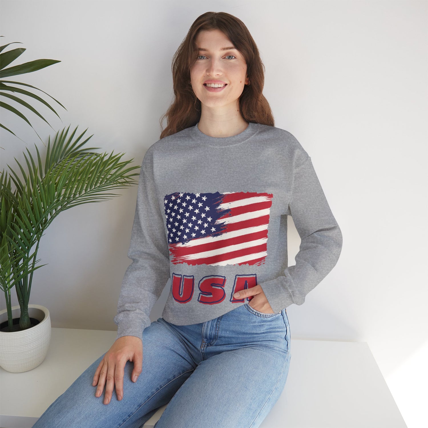 USA Unisex Heavy Blend™ Crewneck Sweatshirt