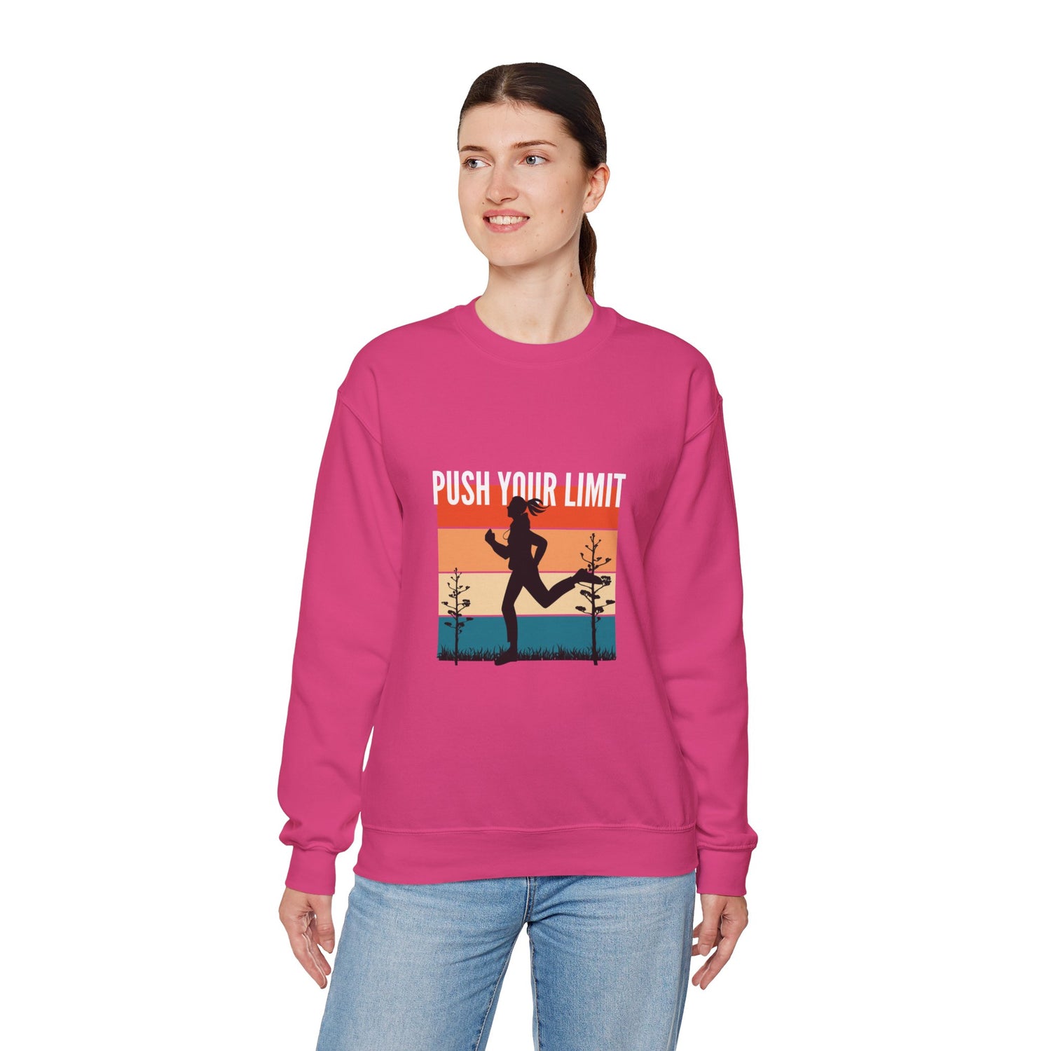 Push Your Limit Unisex Heavy Blend™ Crewneck Sweatshirt