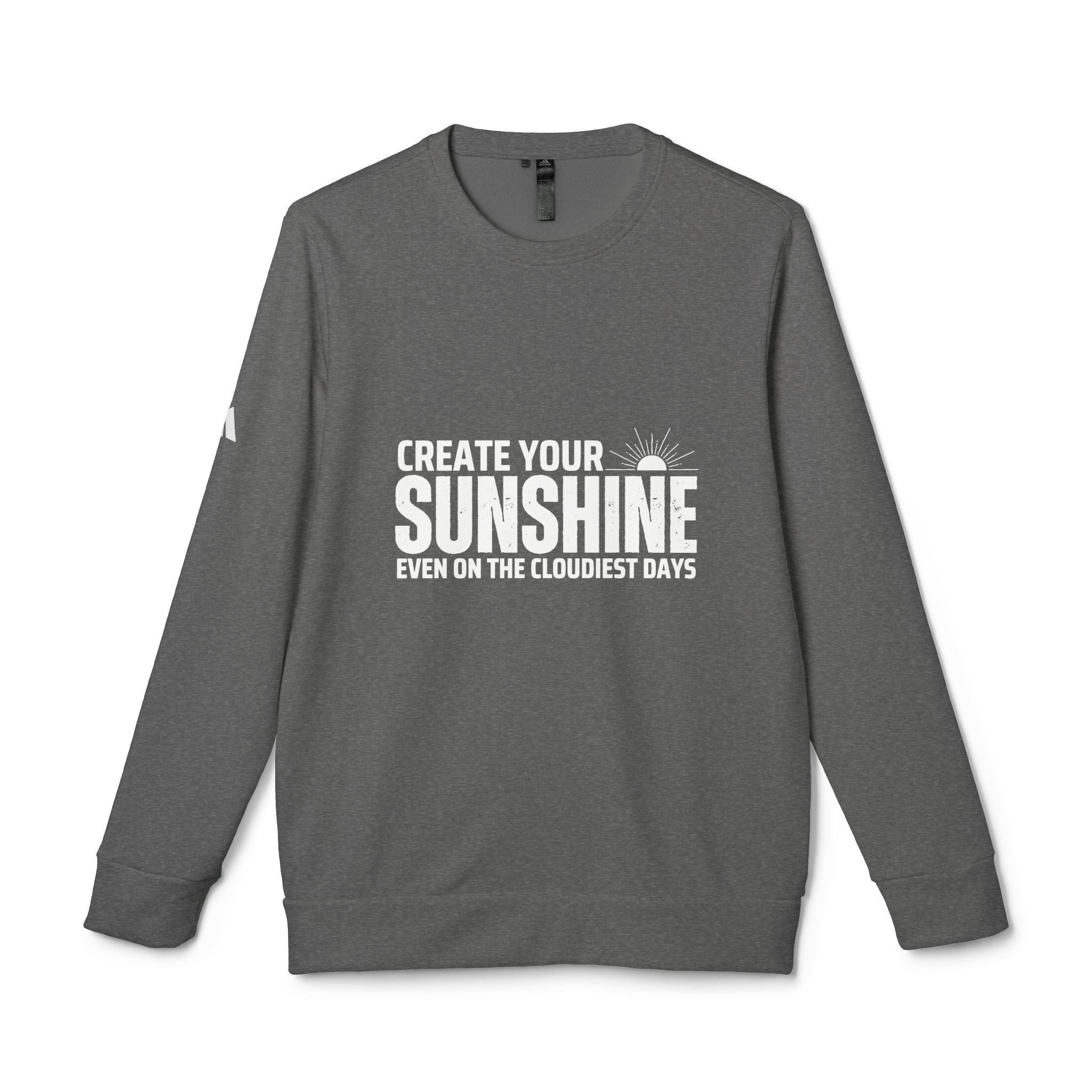 Sunshine adidas Unisex Fleece Crewneck Sweatshirt