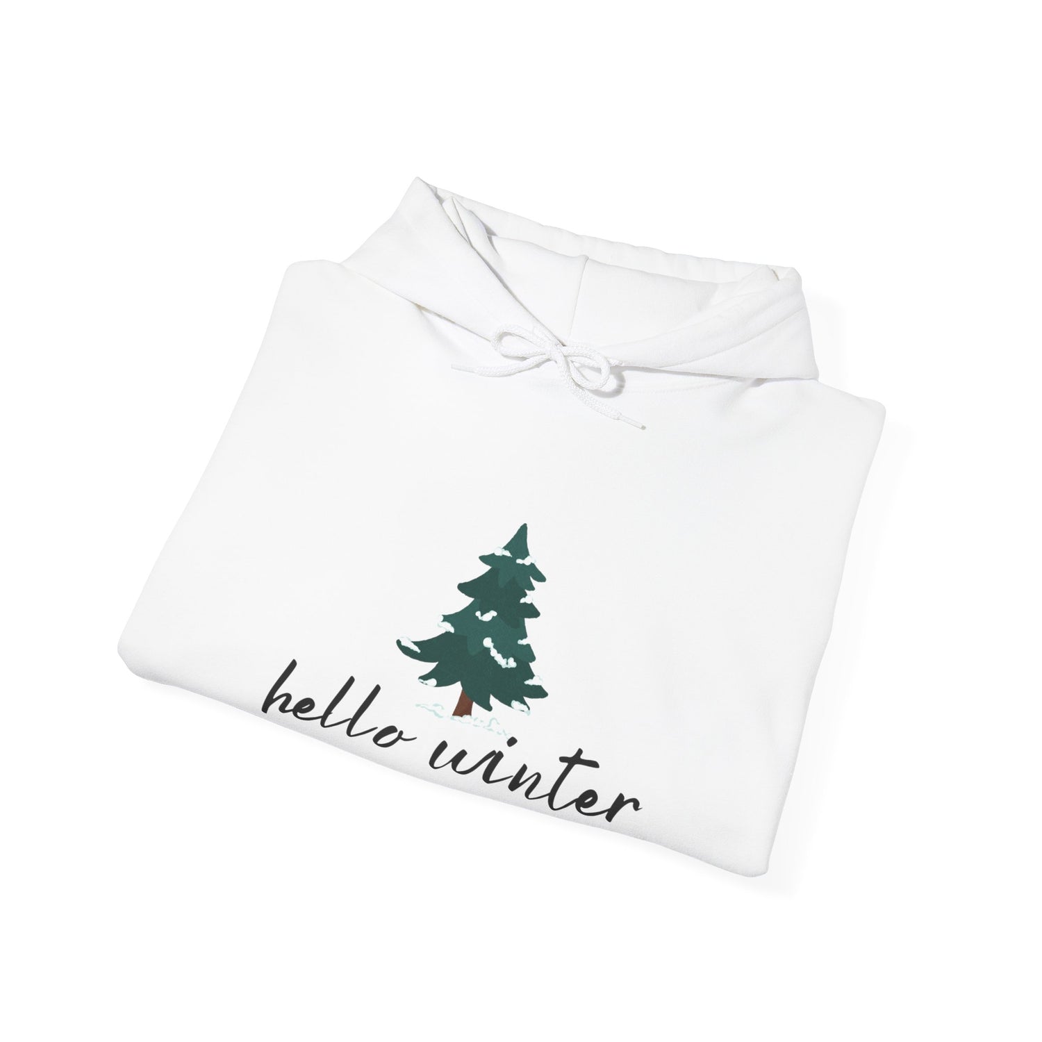 Hello Winter Unisex Heavy Blend™ Hooded Sweatshirt