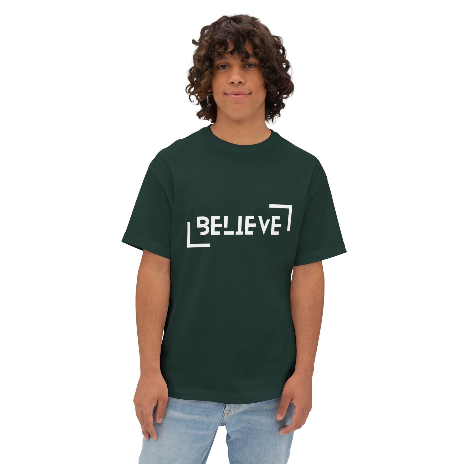 Believe Unisex Oversized Boxy Tee