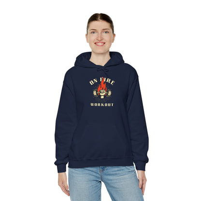 On Fire Workout Unisex Heavy Blend™ Hooded Sweatshirt