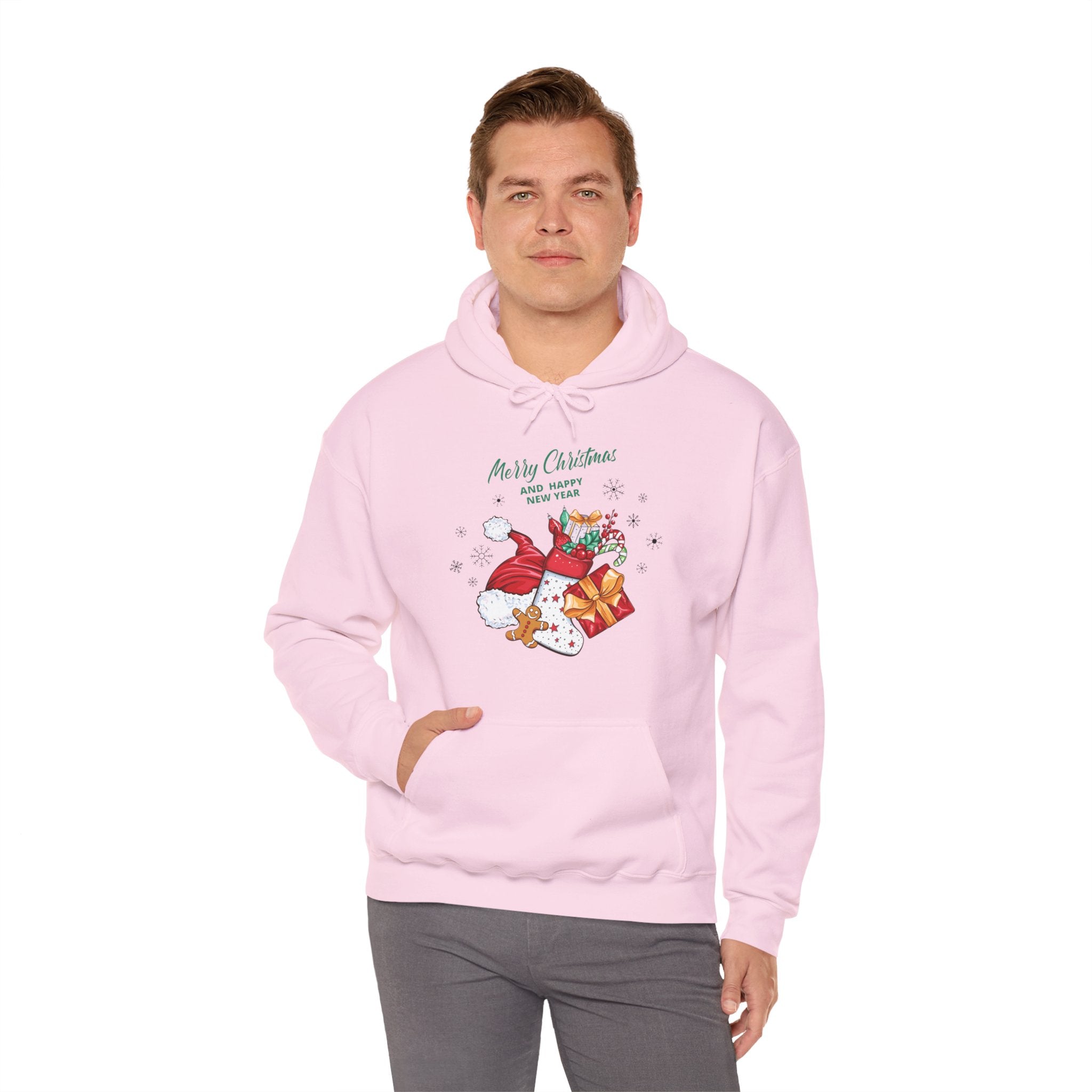 Merry Christmas Unisex Heavy Blend™ Hooded Sweatshirt