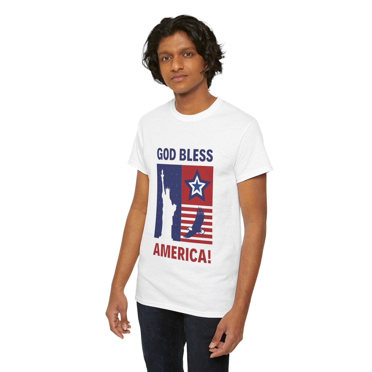 USA Bless Unisex Heavy Cotton Tee