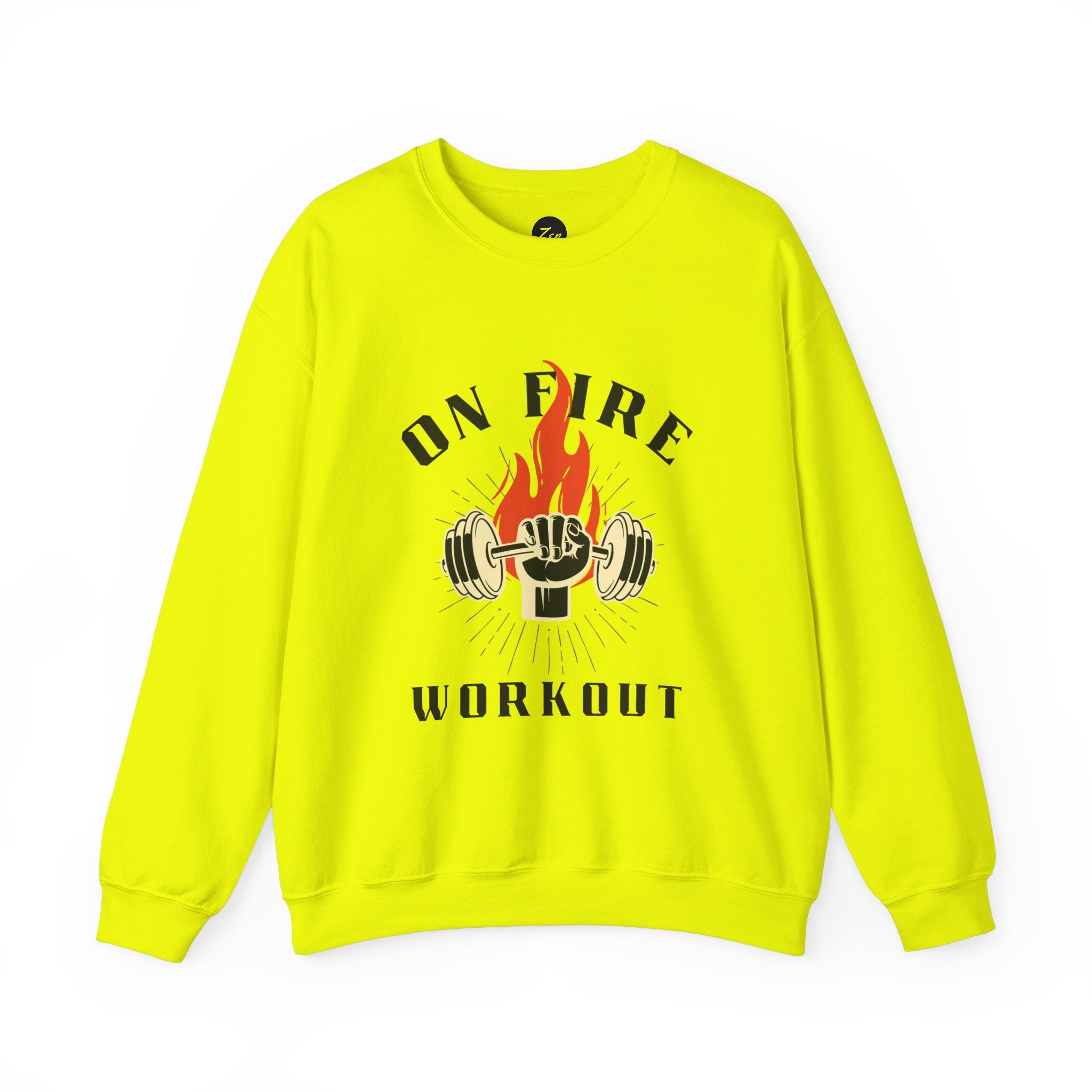 On Fire Workout Heavy Blend™ Crewneck Sweatshirt