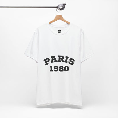 Paris 1980 Unisex Jersey Short Sleeve Tee