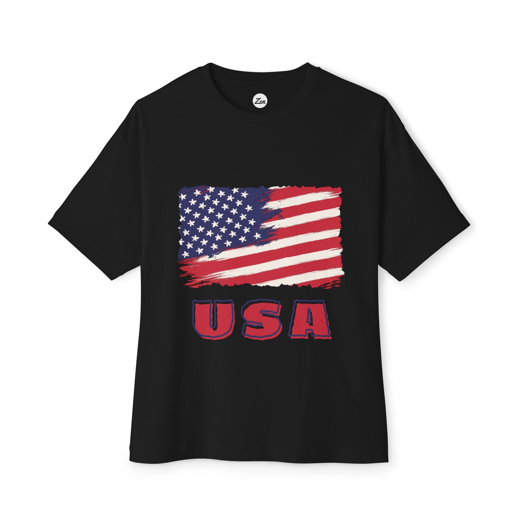 USA Unisex Oversized Boxy Tee