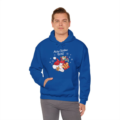 Merry Christmas Unisex Heavy Blend™ Hooded Sweatshirt