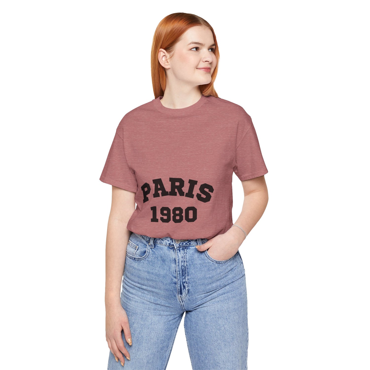 Paris 1980 Unisex Jersey Short Sleeve Tee