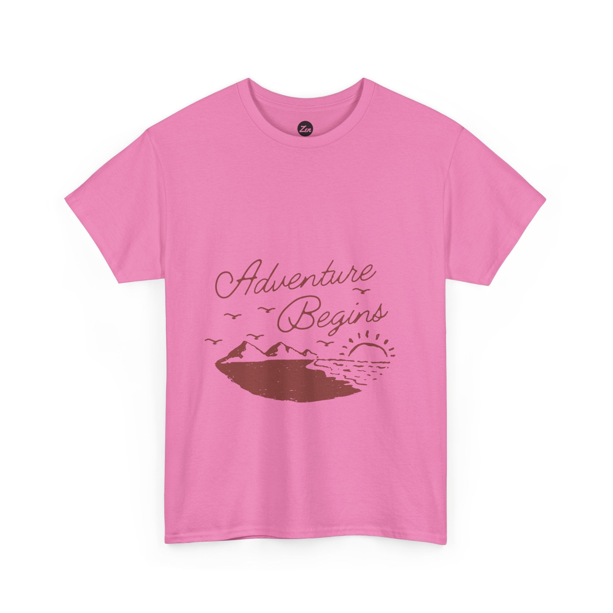 Adventure Begins Unisex Heavy Cotton Tee