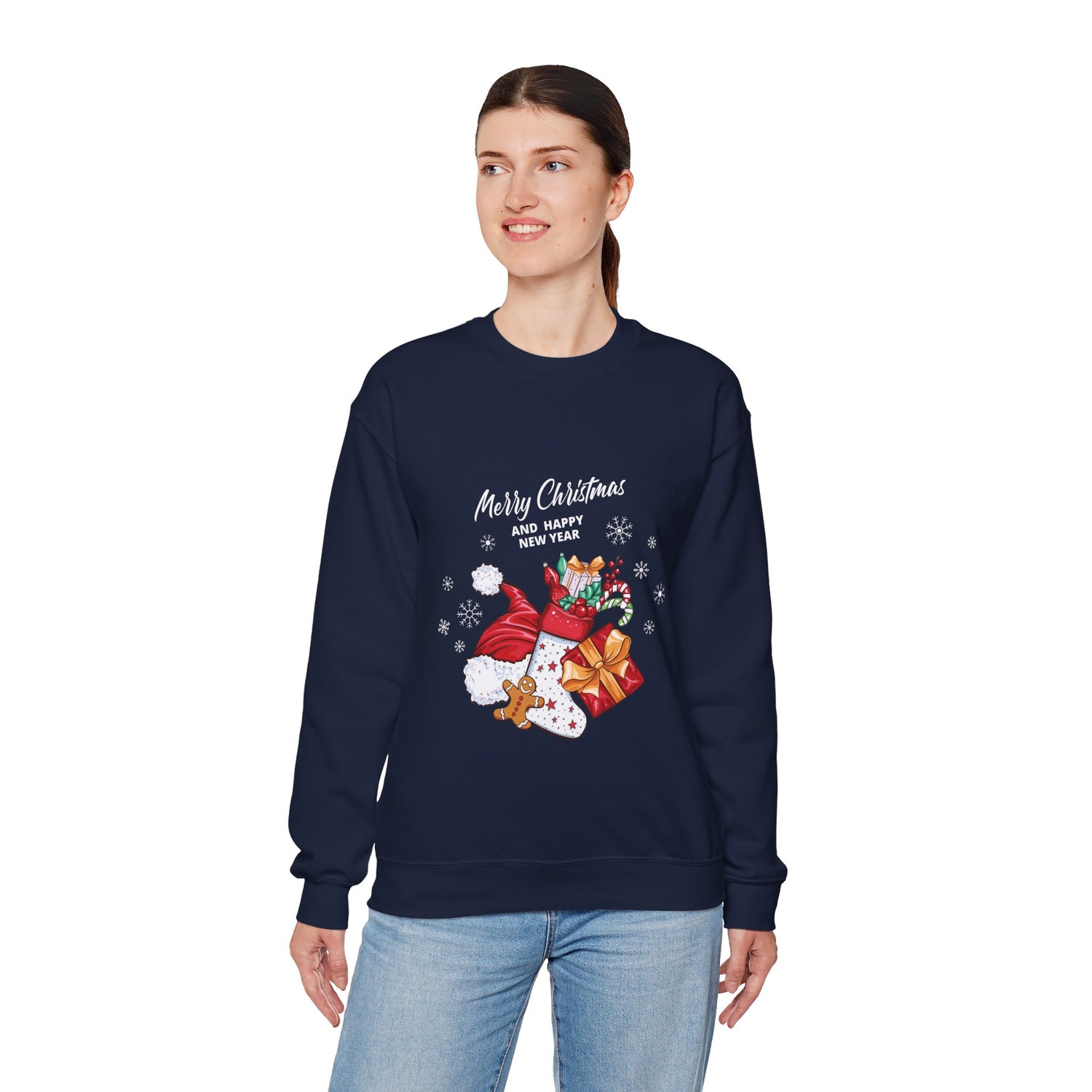 Merry Christmas Unisex Heavy Blend™ Crewneck Sweatshirt