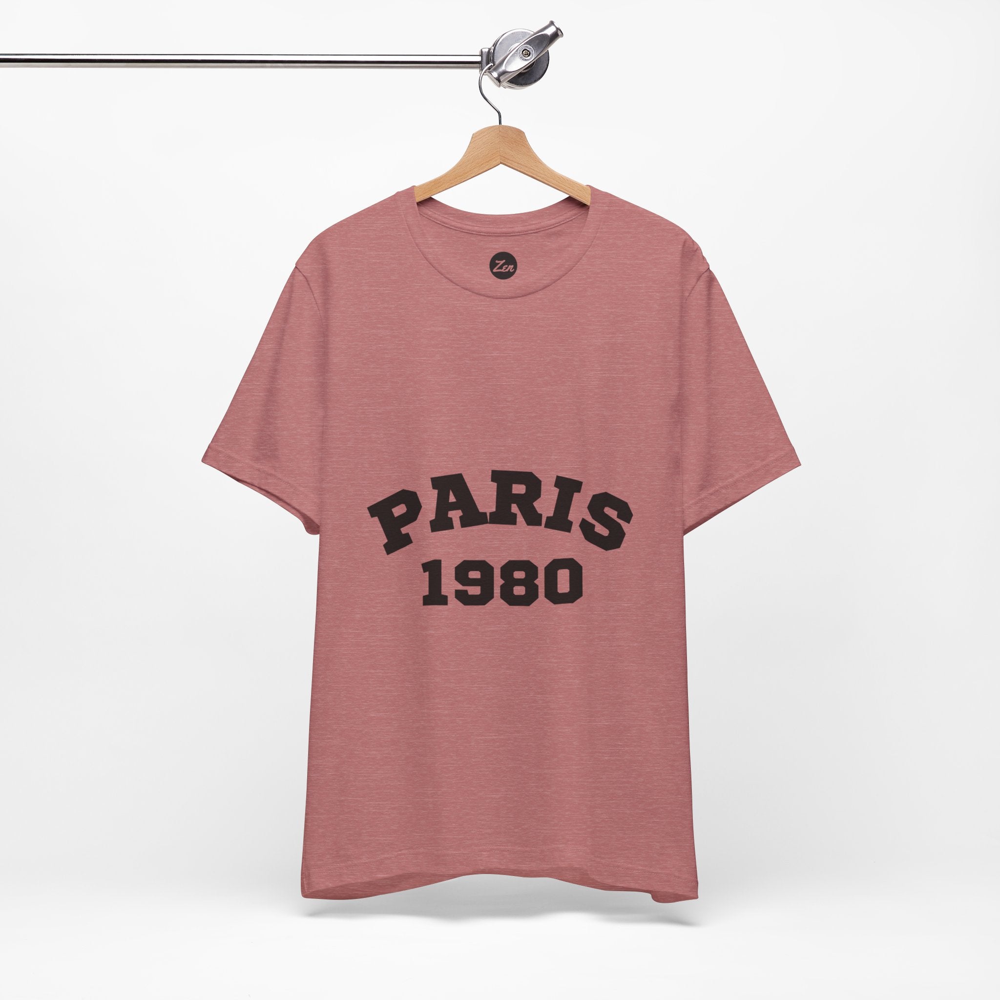 Paris 1980 Unisex Jersey Short Sleeve Tee