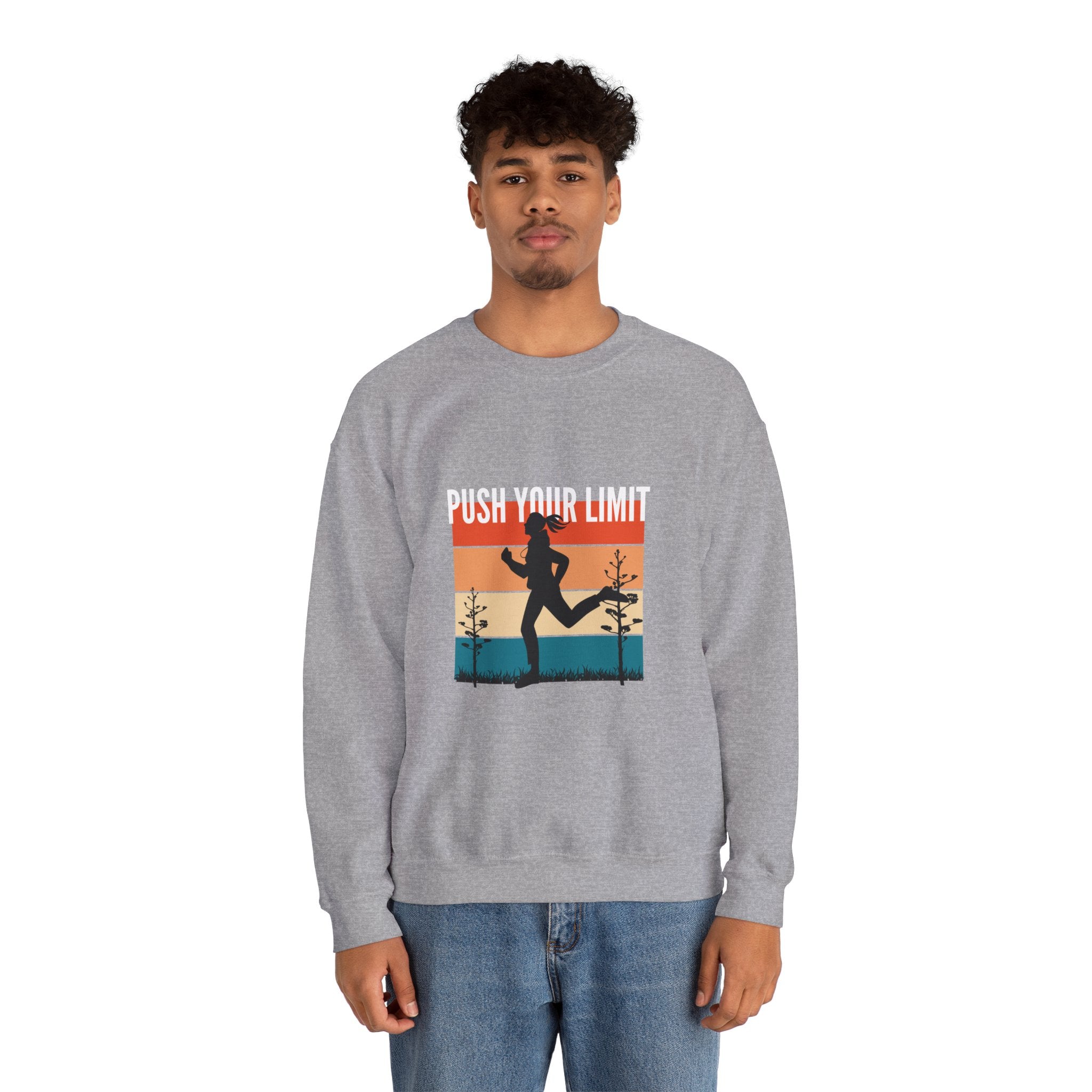 Push Your Limit Unisex Heavy Blend™ Crewneck Sweatshirt