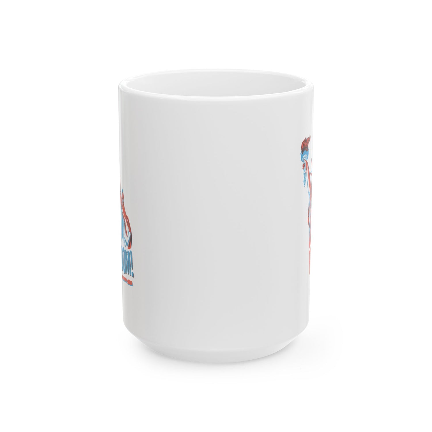 USA Freedom Ceramic Mug, (11oz, 15oz)