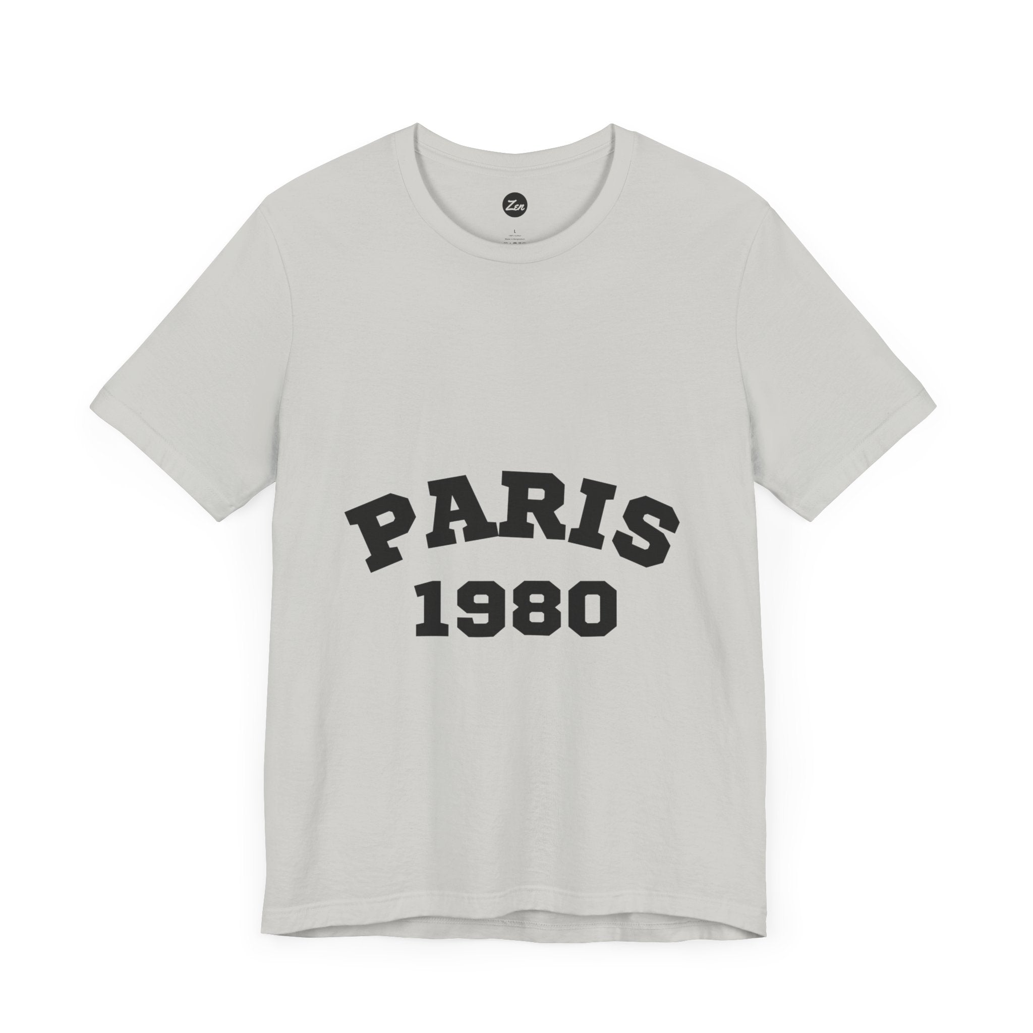 Paris 1980 Unisex Jersey Short Sleeve Tee