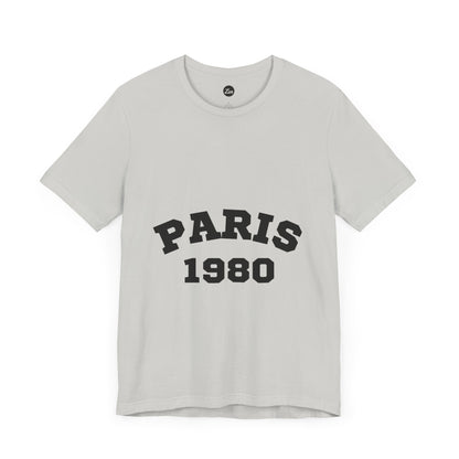 Paris 1980 Unisex Jersey Short Sleeve Tee