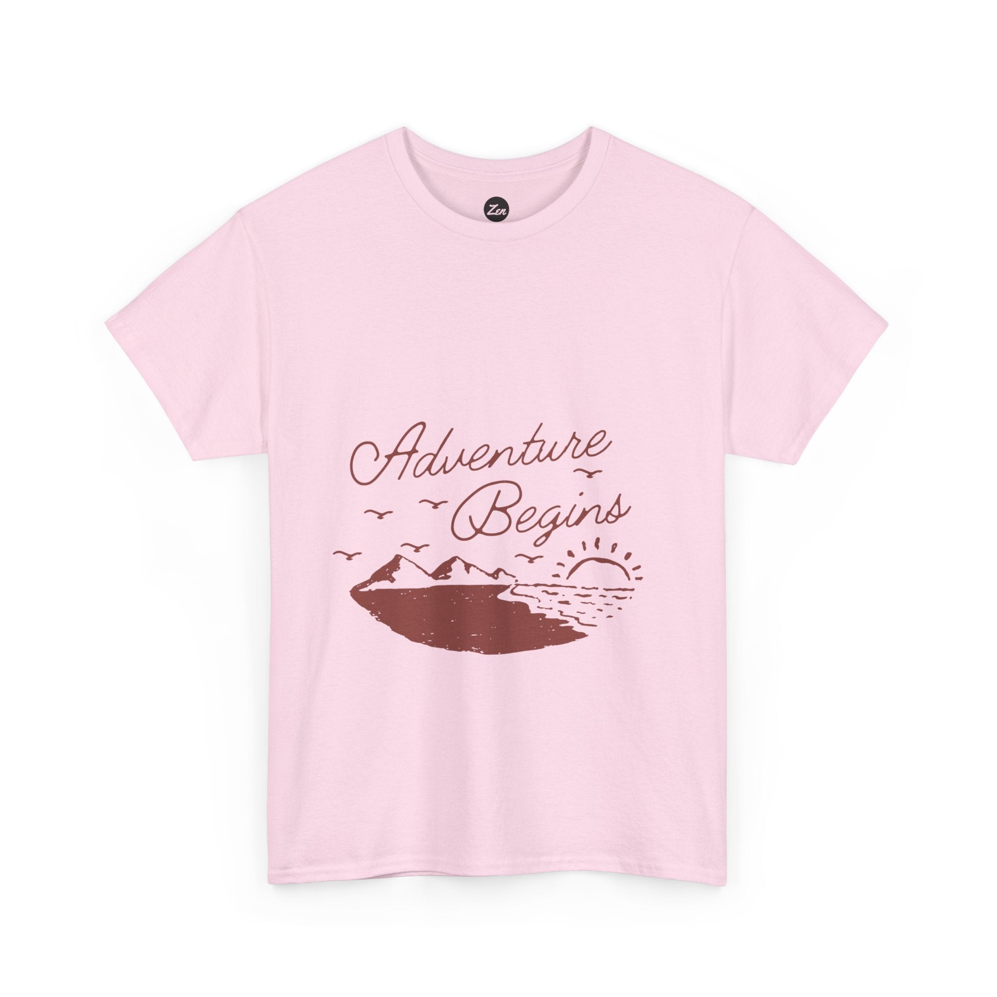 Adventure Begins Unisex Heavy Cotton Tee