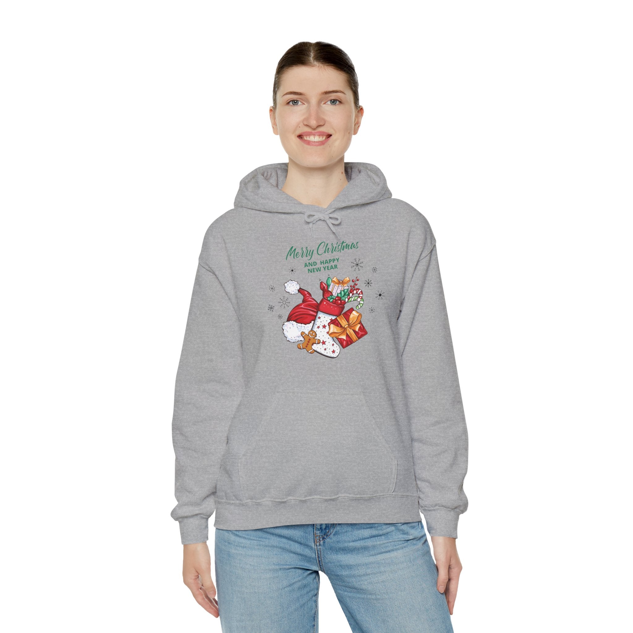 Merry Christmas Unisex Heavy Blend™ Hooded Sweatshirt